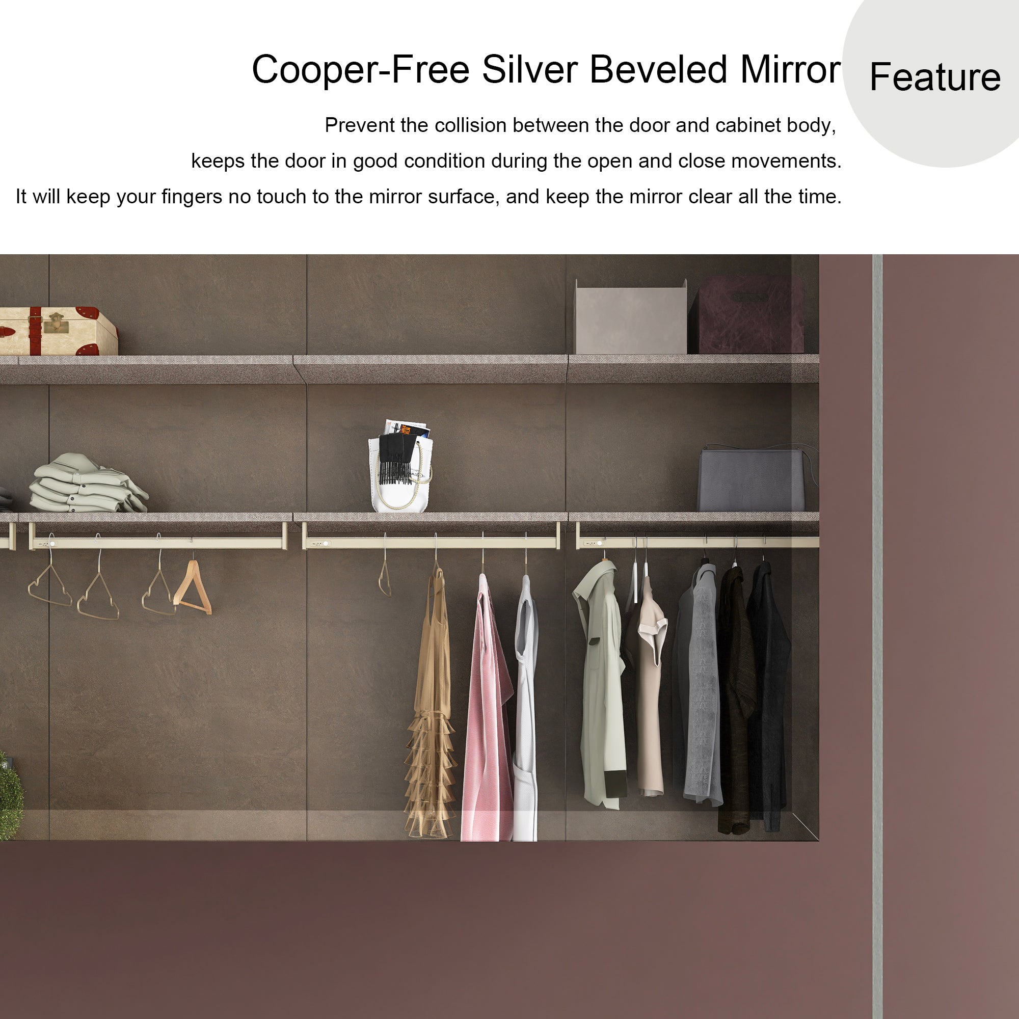 Rectangular Aluminum Recessed Mount /Surface Mount Medicine Cabinet with Mirror