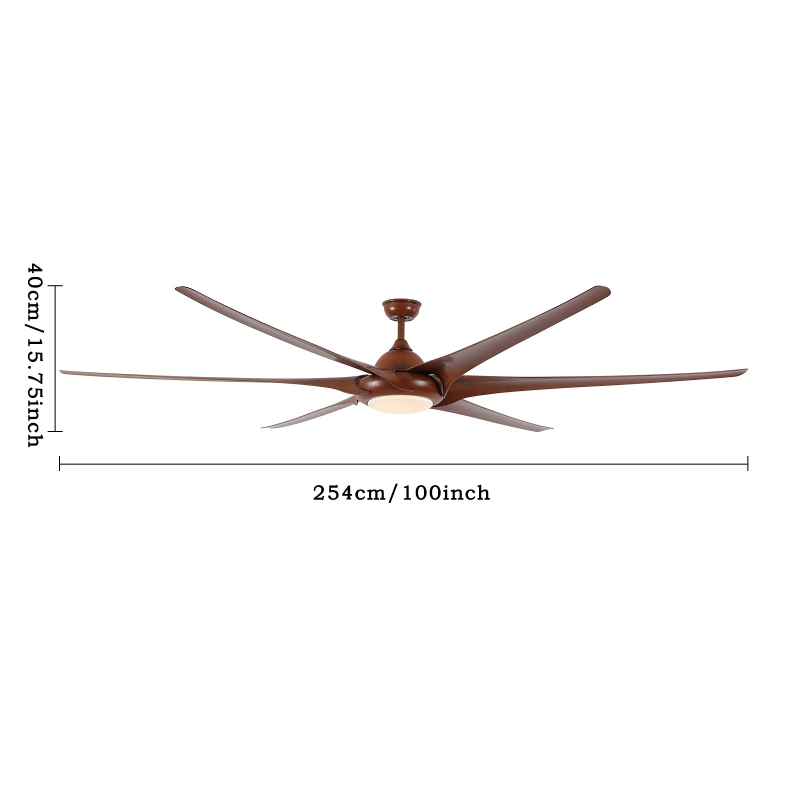 20 in. W x 6 in. H Iron Ceiling Fan in Black with LED Lights