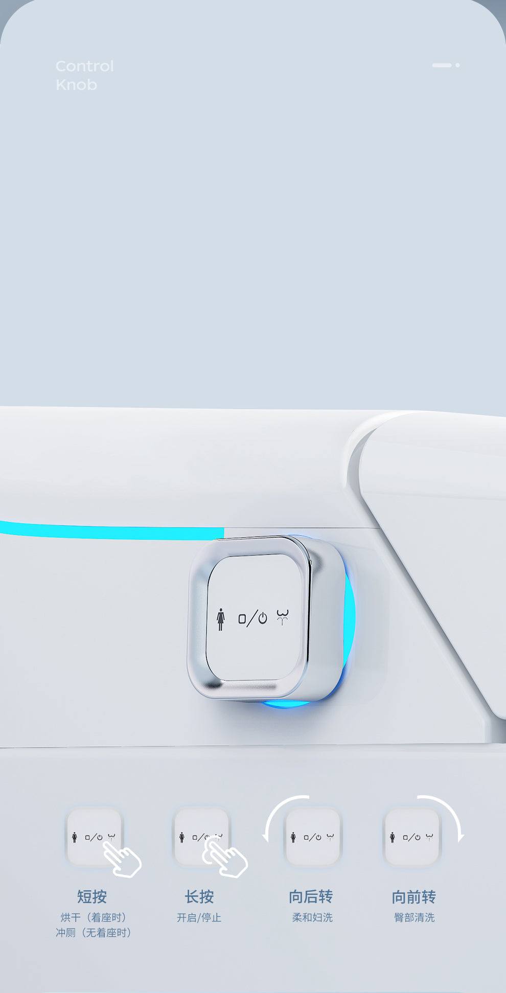 Smart Toilet with Auto Flush and Heated Seat and Remote Control Ceramic Elongated Toilet