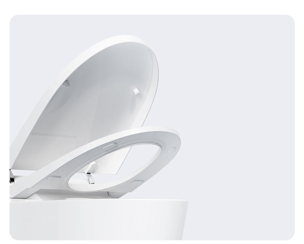 Smart Toilet with Auto Flush and Heated Seat and Remote Control Ceramic Elongated Toilet