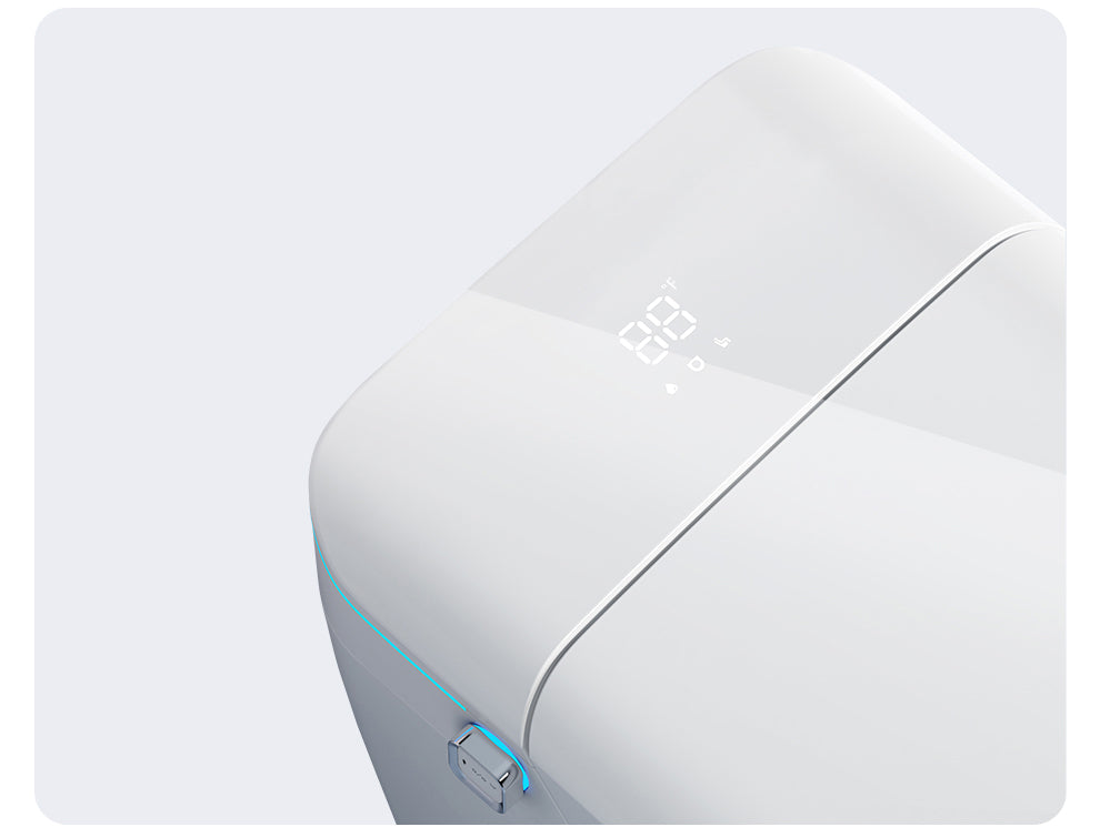 Smart Toilet with Auto Flush and Heated Seat and Remote Control Ceramic Elongated Toilet