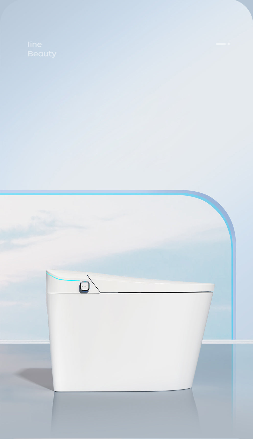 Smart Toilet with Auto Flush and Heated Seat and Remote Control Ceramic Elongated Toilet