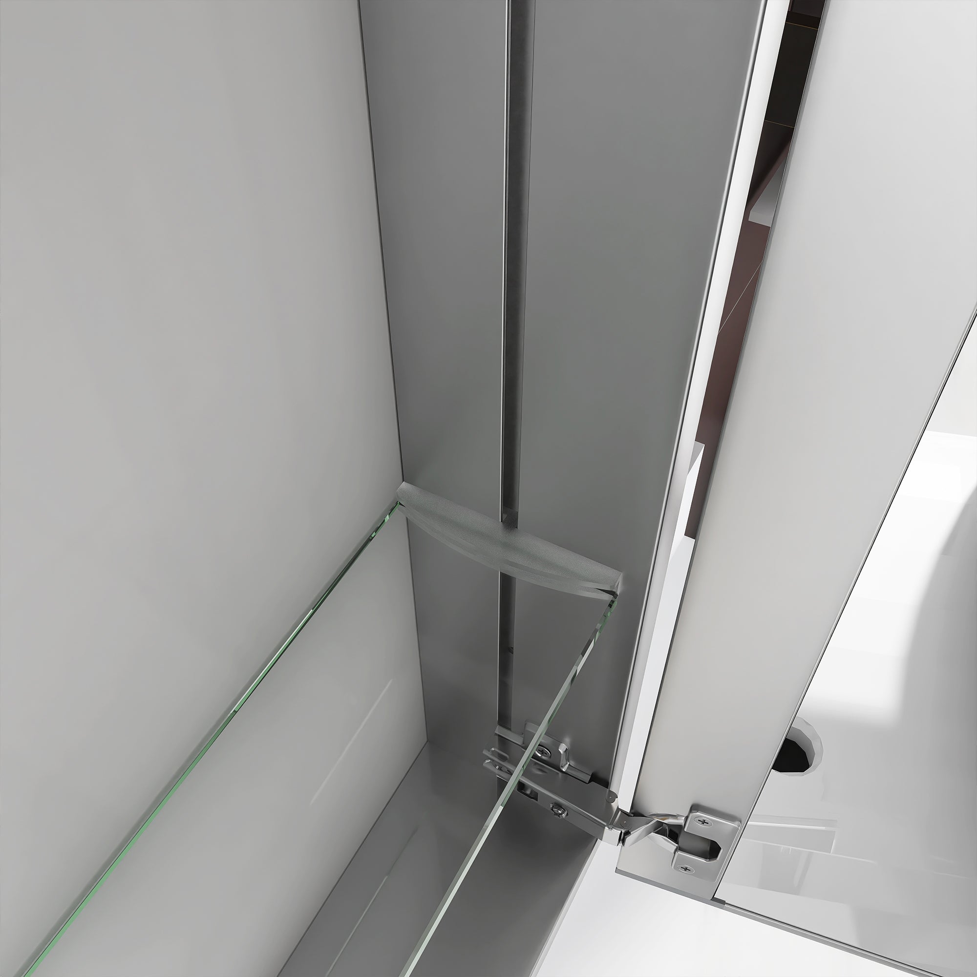 Rectangular Aluminum Recessed Mount /Surface Mount Medicine Cabinet with Mirror