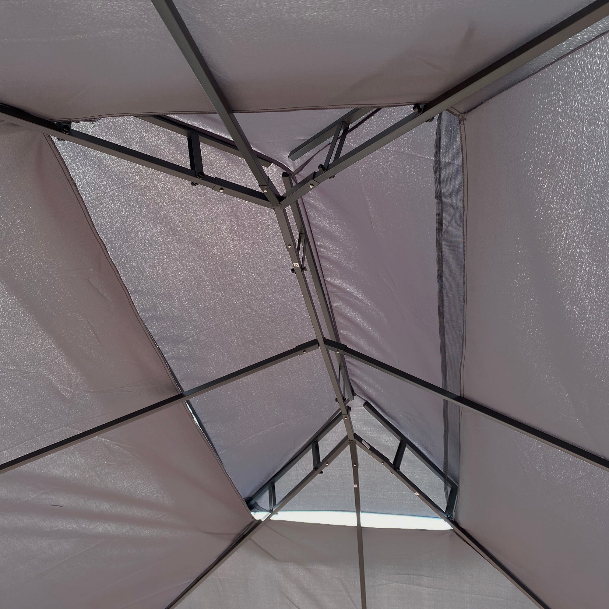 13' x 10' Outdoor Patio Gazebo Canopy Tent With Ventilated Double Roof And Mosquito net
