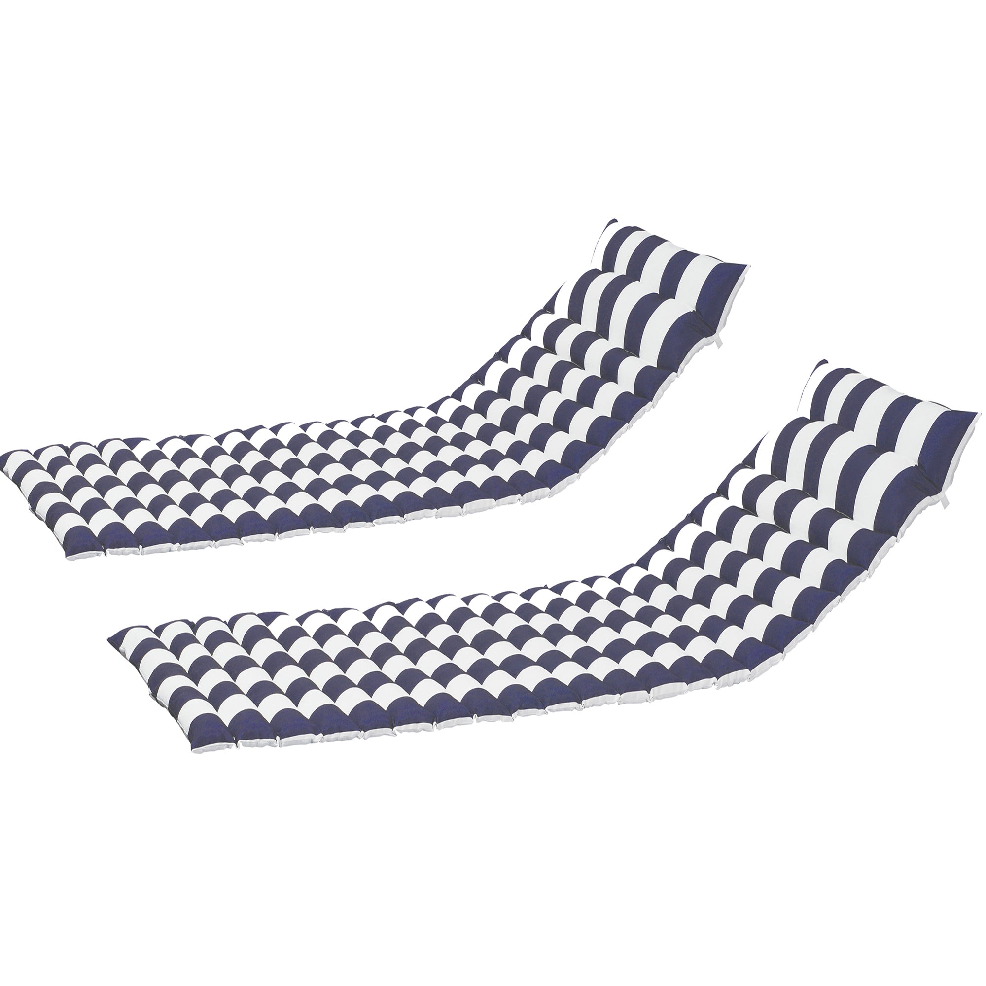 2PCS Set Outdoor Patio Lounge Chair Cushion Replacement