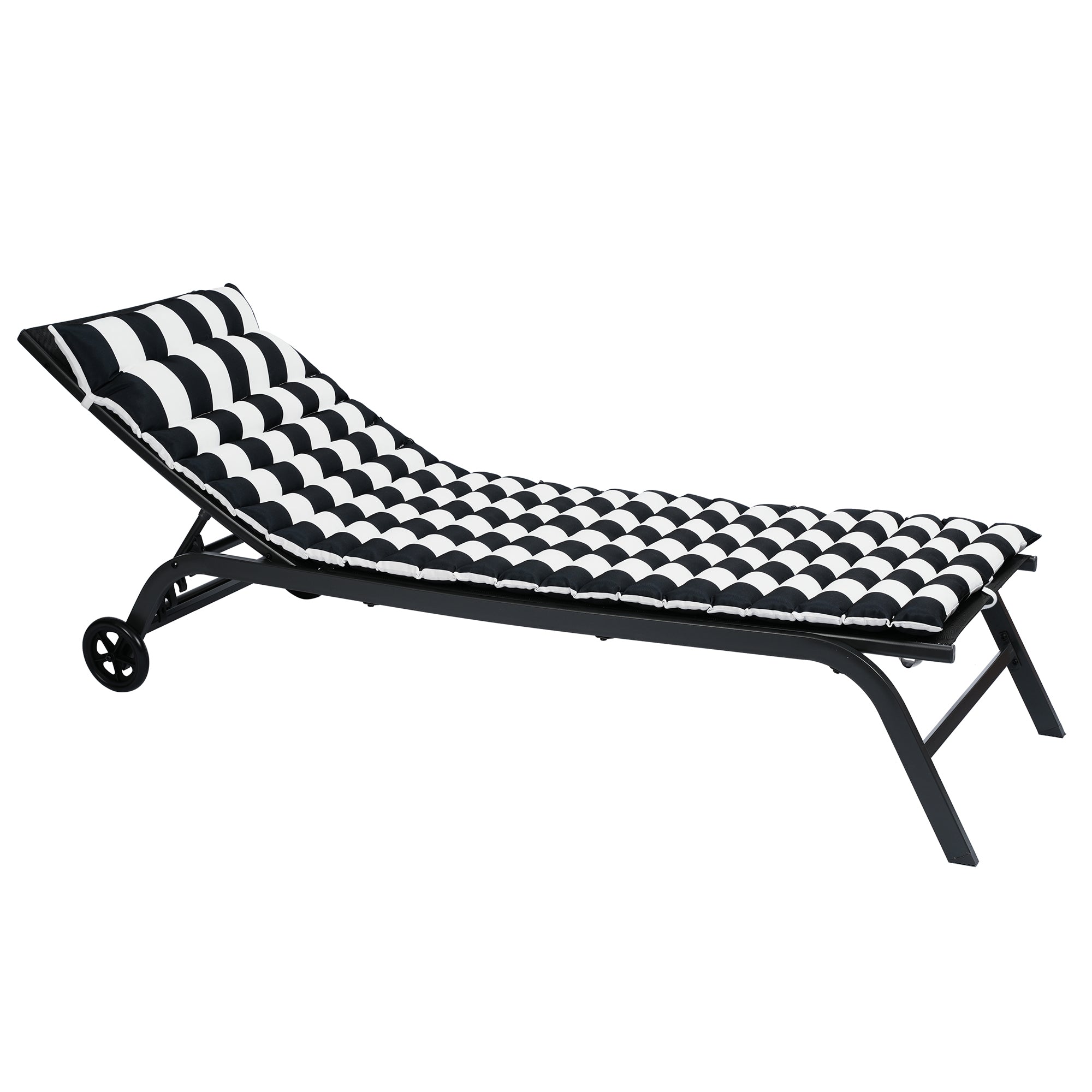 2PCS Set Outdoor Patio Lounge Chair Cushion Replacement