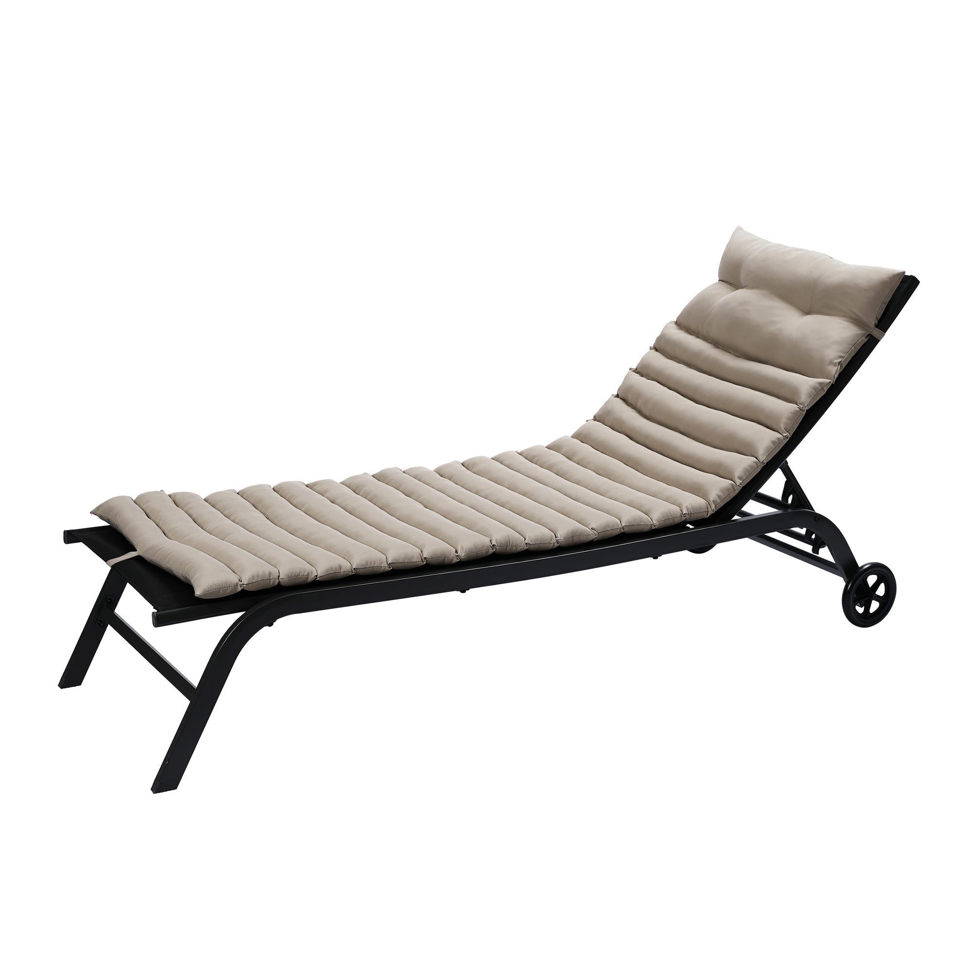 2PCS Set Outdoor Patio Lounge Chair Cushion Replacement