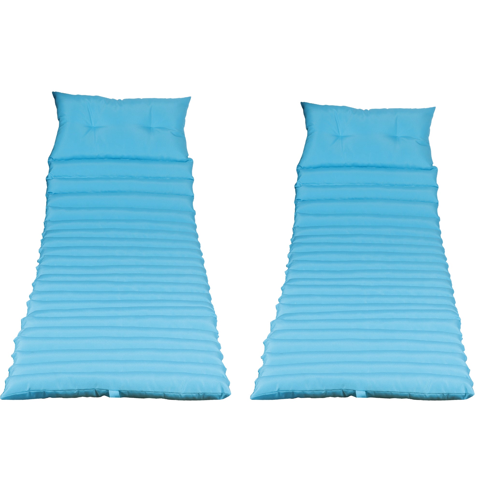 2PCS Set Outdoor Patio Lounge Chair Cushion Replacement