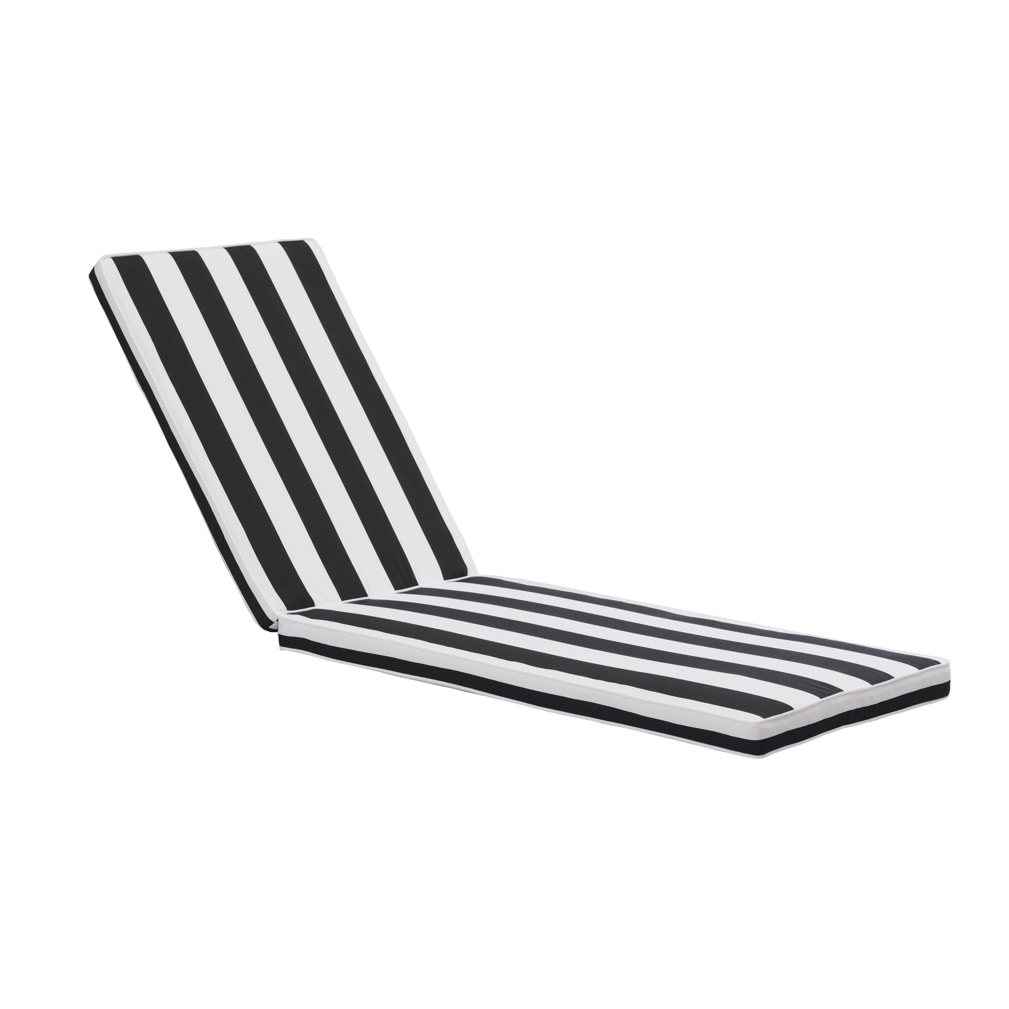 22.05 in. x 74.41 in. 2PCS Set Patio Outdoor Lounge Chair Cushion Replacement