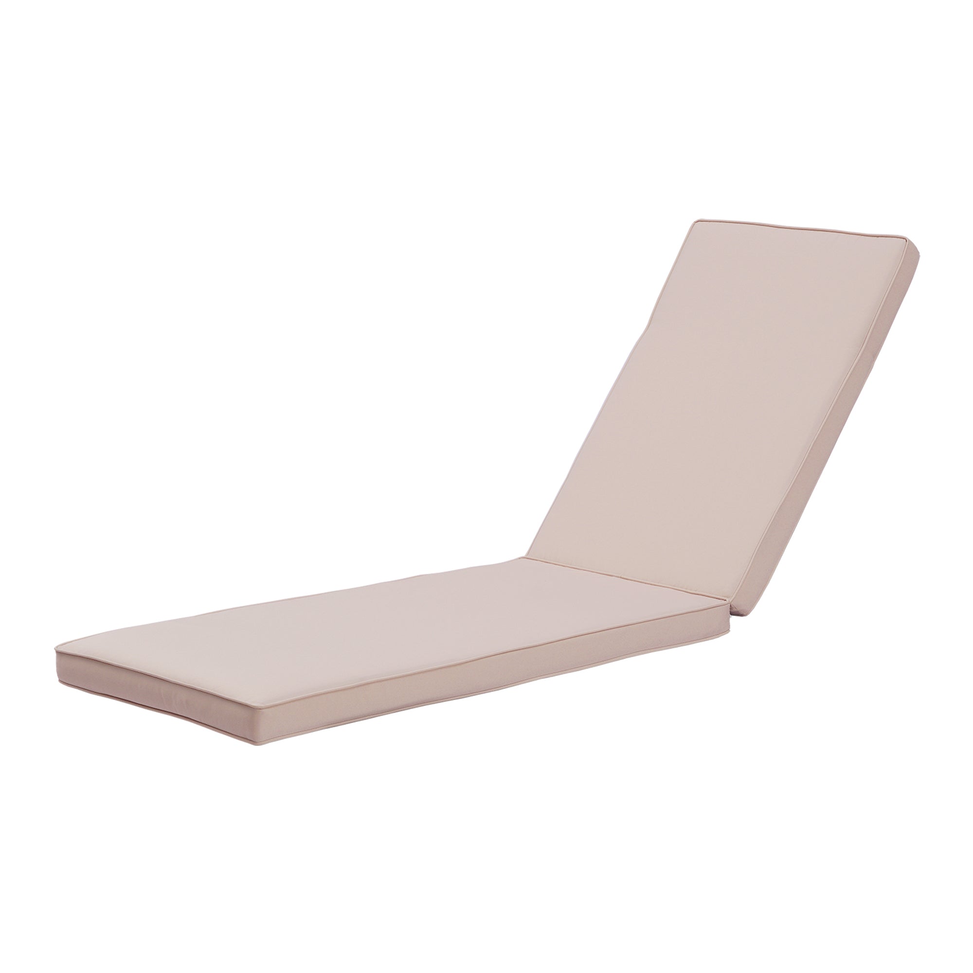 22.05 in. x 74.41 in. 2PCS Set Patio Outdoor Lounge Chair Cushion Replacement