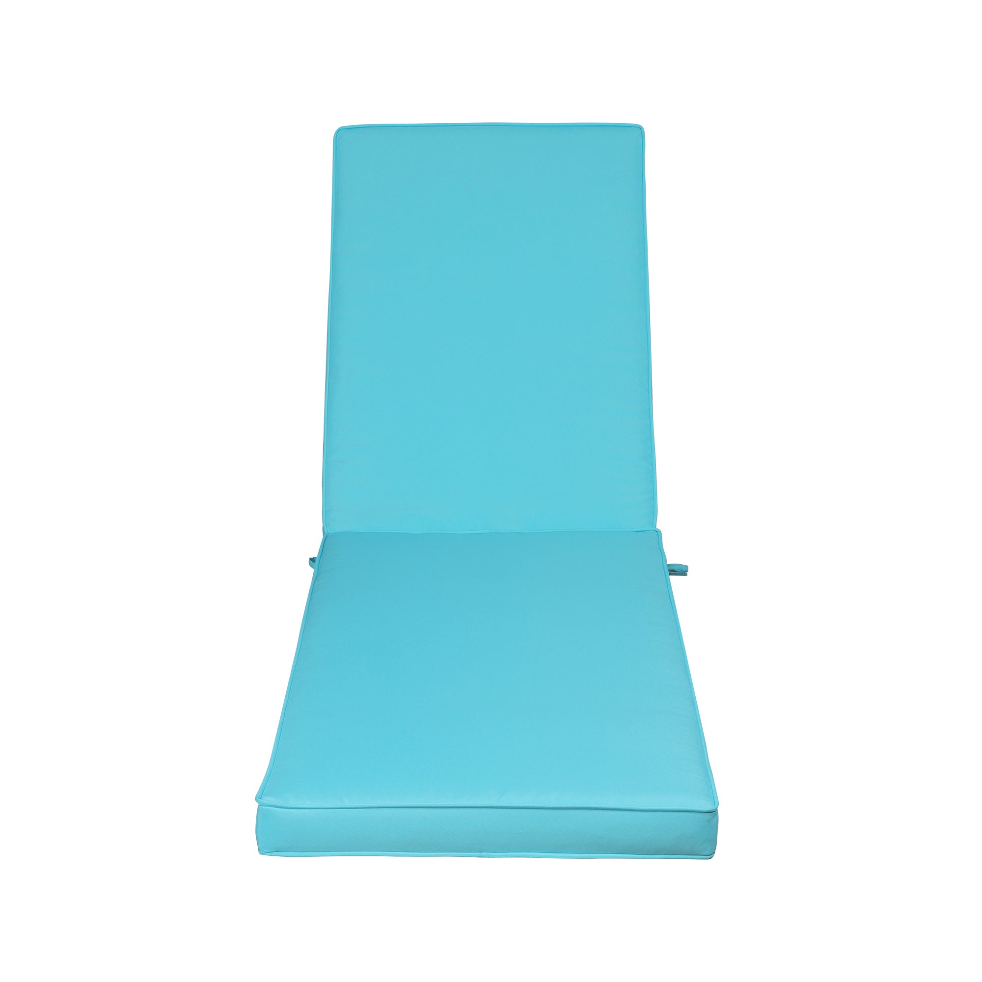22.05 in. x 74.41 in. 2PCS Set Patio Outdoor Lounge Chair Cushion Replacement