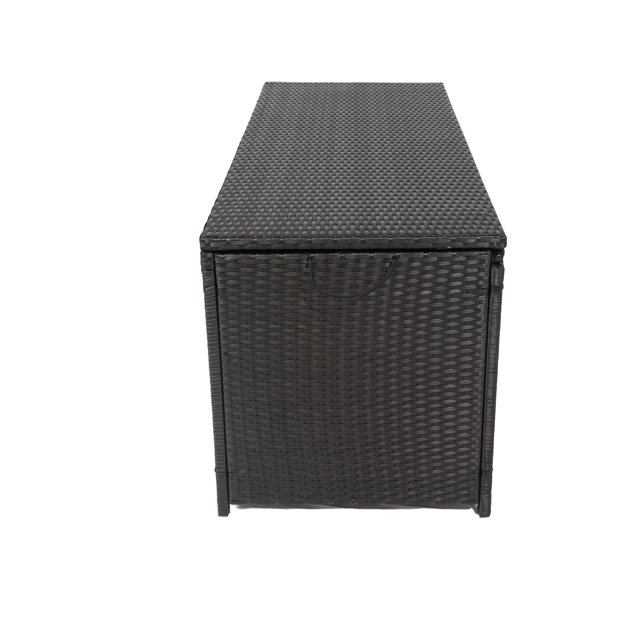 113 Gal. Wicker Outdoor Deck Boxes with Lid BOELEPSTG01B