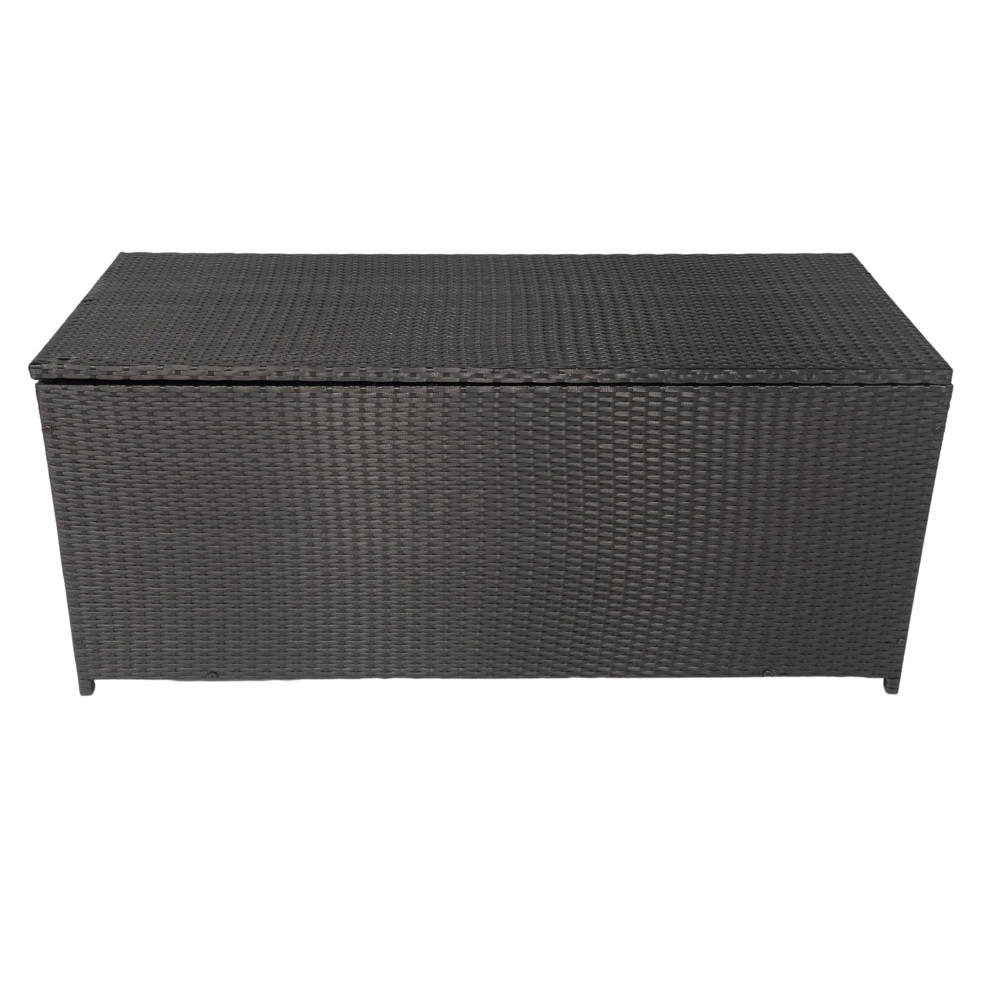 113 Gal. Wicker Outdoor Deck Boxes with Lid BOELEPSTG01B