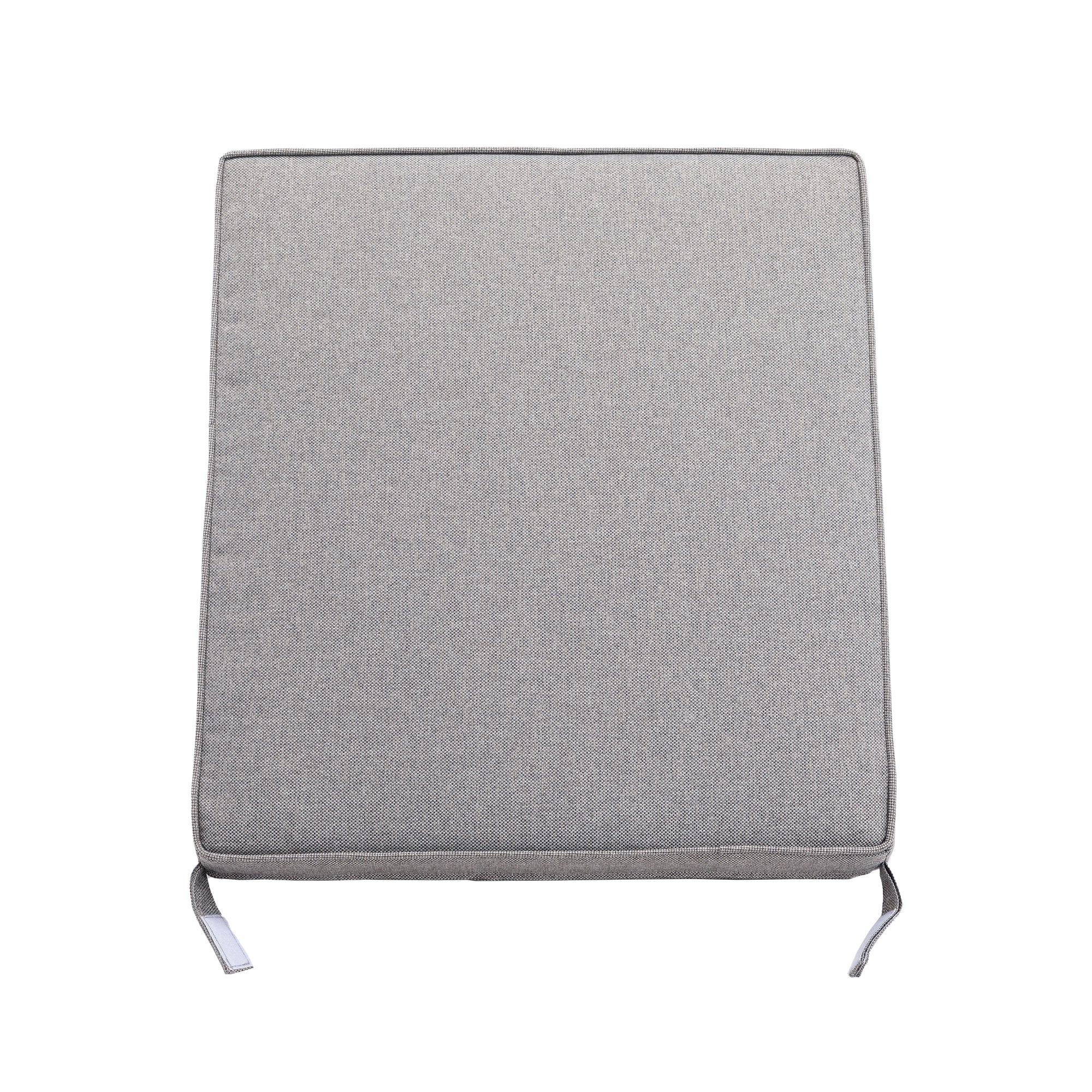 3-Piece Outdoor Rocker Chairs with Thickened Cushions and Glass Coffee Table BOHFPC02GR