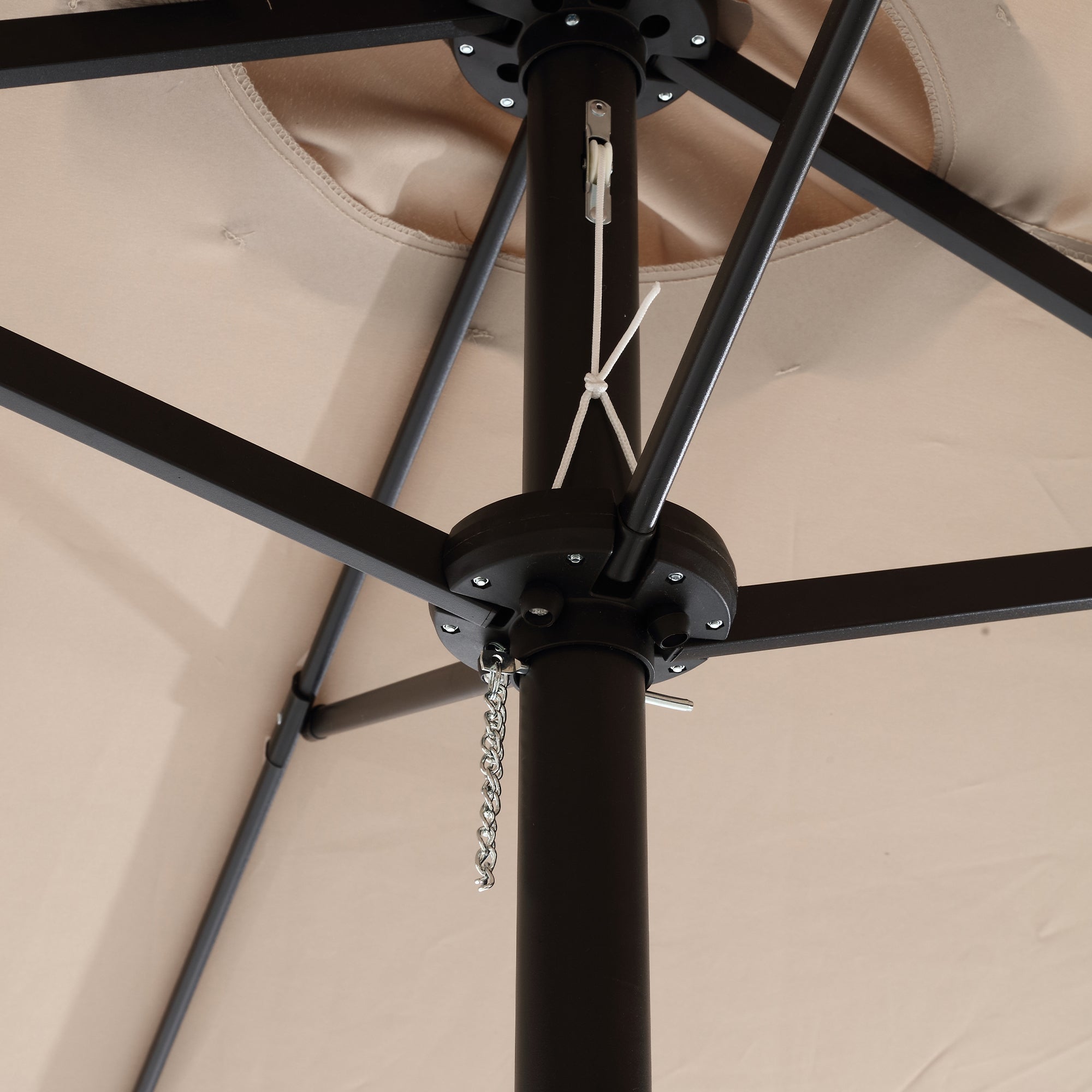 14.8 ft. Double Sided Patio Umbrella Rectangular Large with Crank BOHFPU01KH
