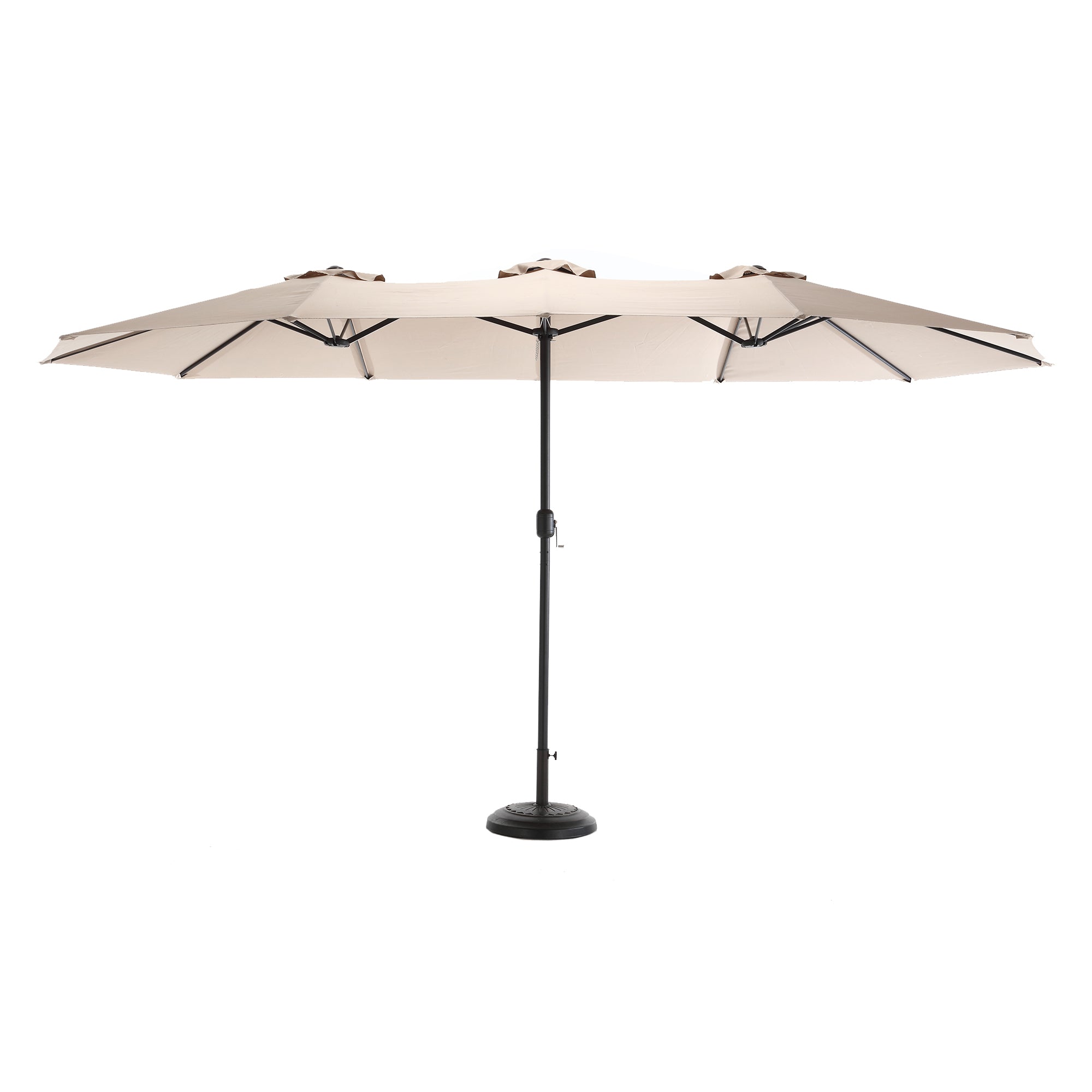 14.8 ft. Double Sided Patio Umbrella Rectangular Large with Crank BOHFPU01KH