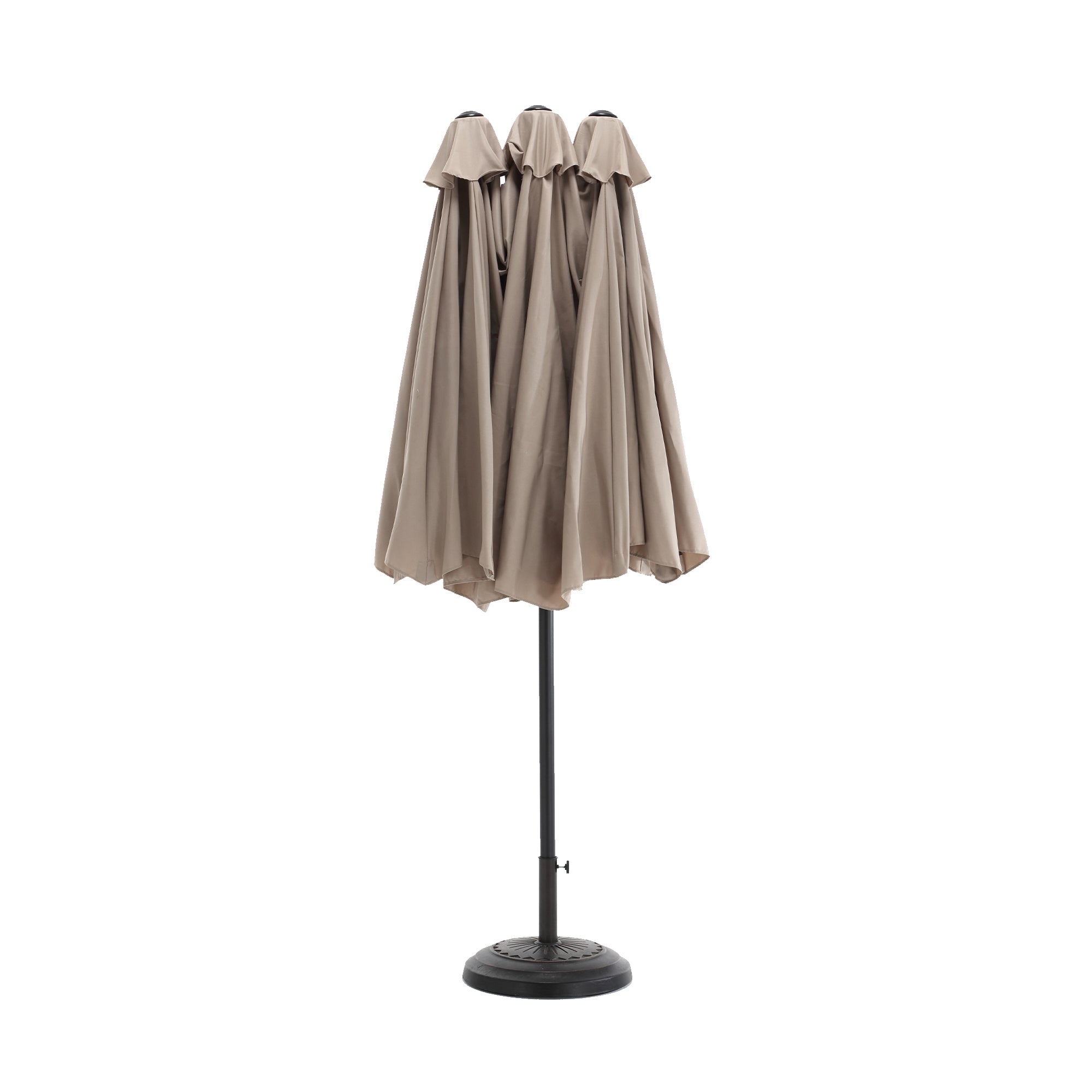 14.8 ft. Double Sided Patio Umbrella Rectangular Large with Crank BOHFPU01KH