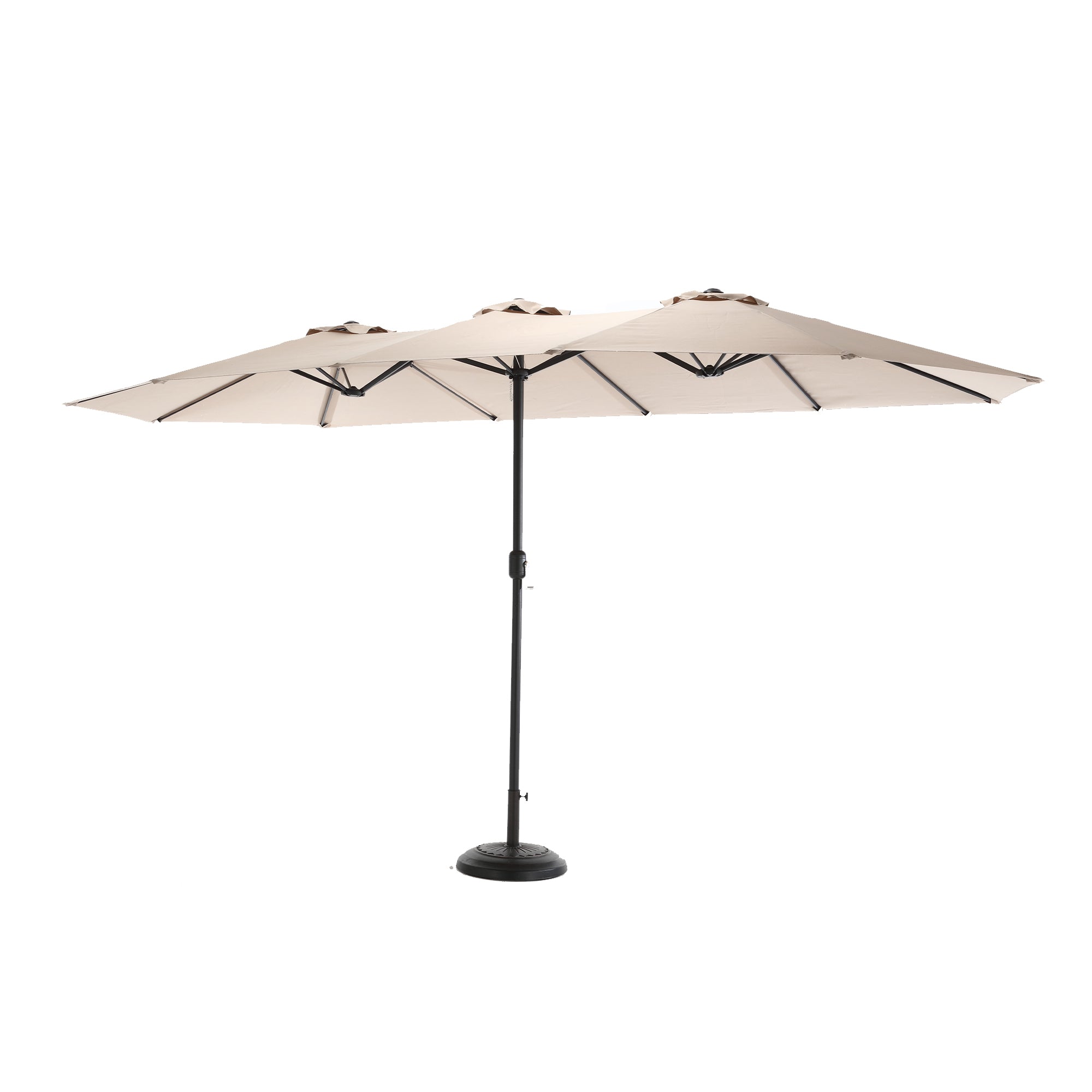 14.8 ft. Double Sided Patio Umbrella Rectangular Large with Crank BOHFPU01KH