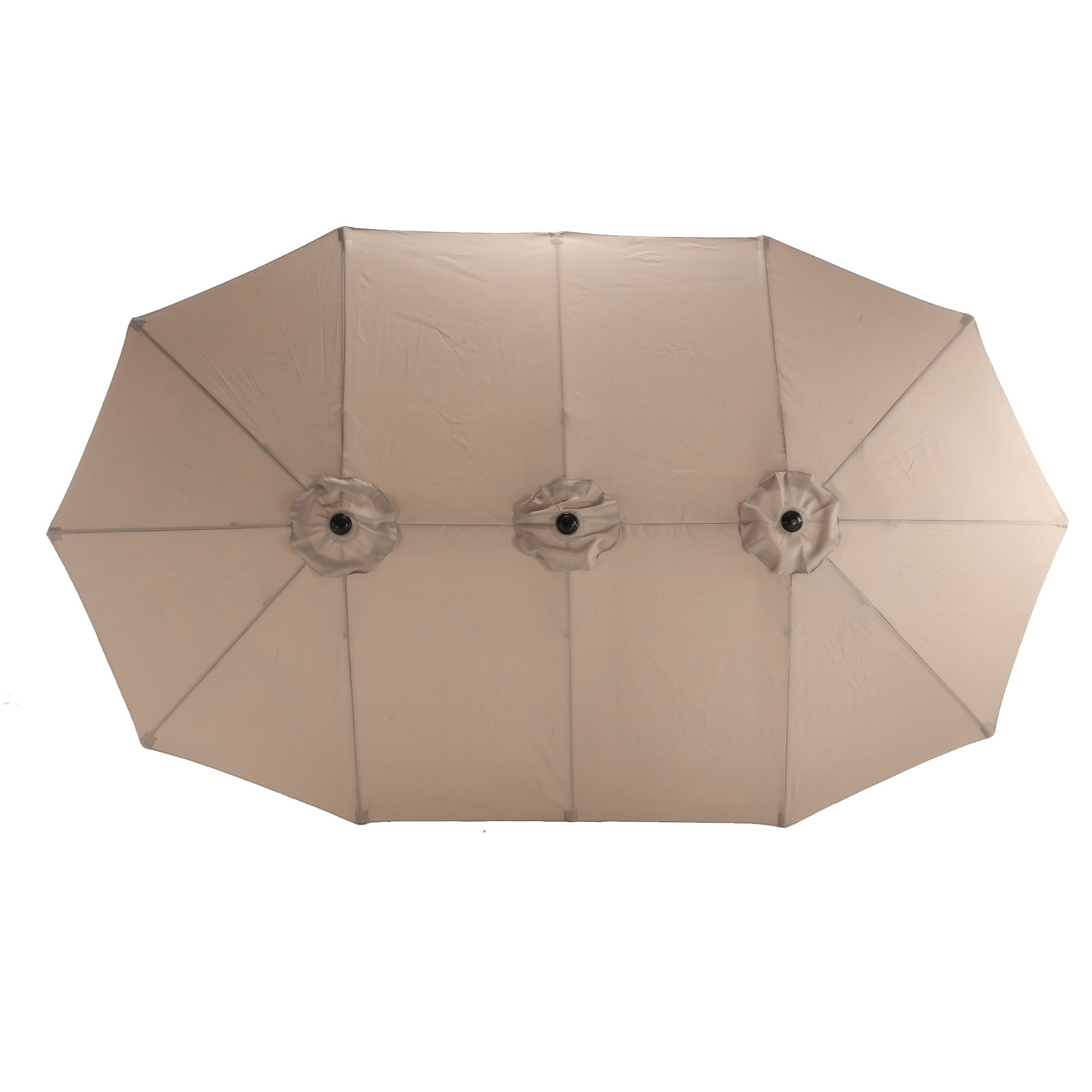 14.8 ft. Double Sided Patio Umbrella Rectangular Large with Crank BOHFPU01KH