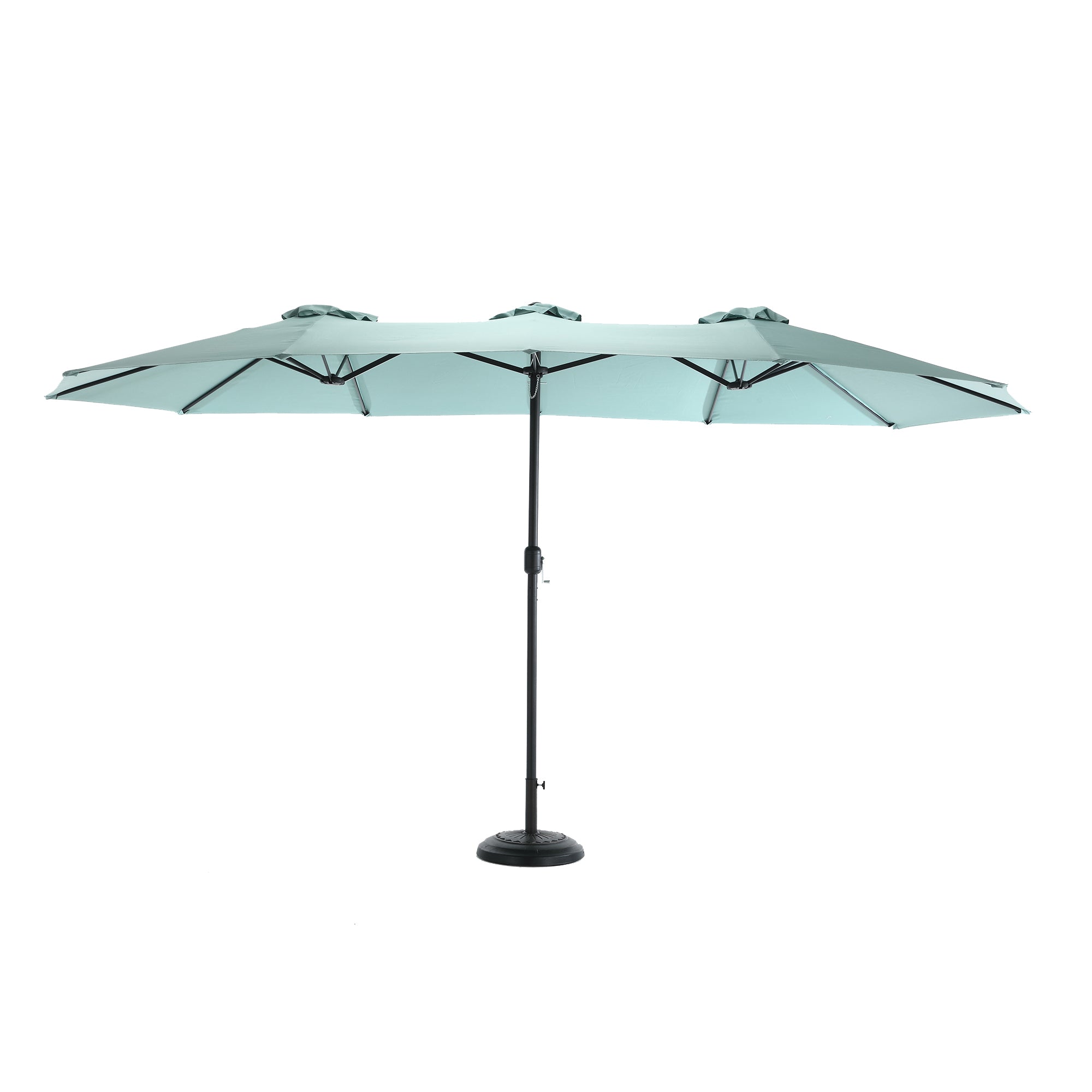 14.8 ft. Double Sided Patio Umbrella Rectangular Large with Crank BOHFPU01LG