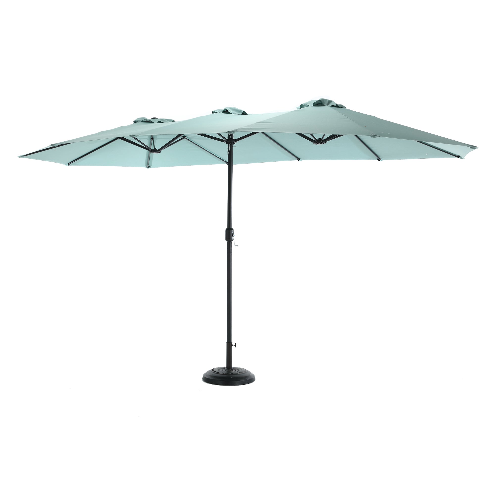 14.8 ft. Double Sided Patio Umbrella Rectangular Large with Crank BOHFPU01LG