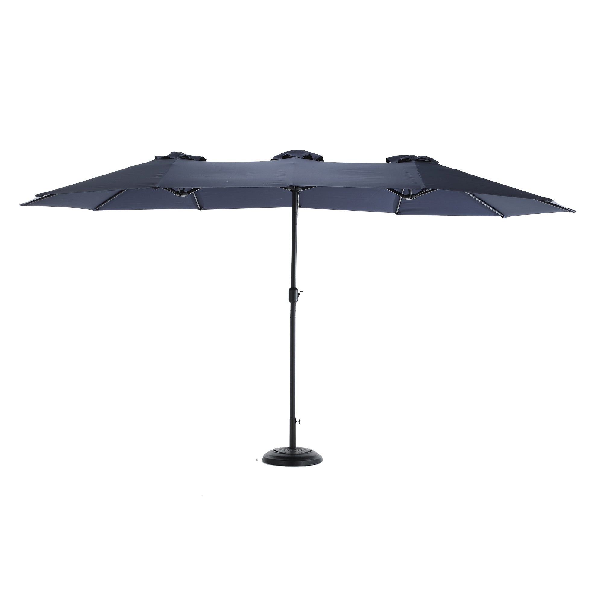14.8 ft. Double Sided Patio Umbrella Rectangular Large with Crank BOHFPU01NB