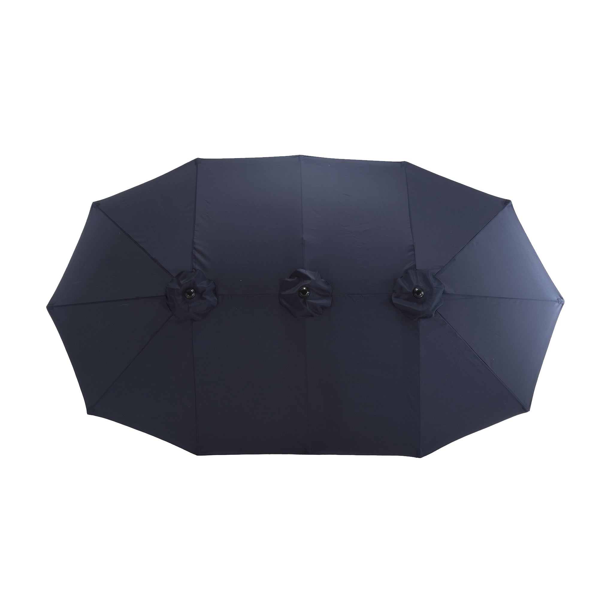 14.8 ft. Double Sided Patio Umbrella Rectangular Large with Crank BOHFPU01NB