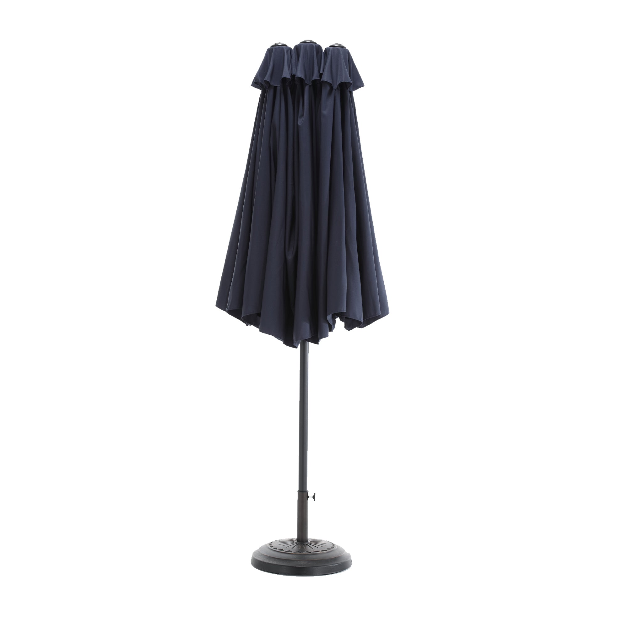 14.8 ft. Double Sided Patio Umbrella Rectangular Large with Crank BOHFPU01NB