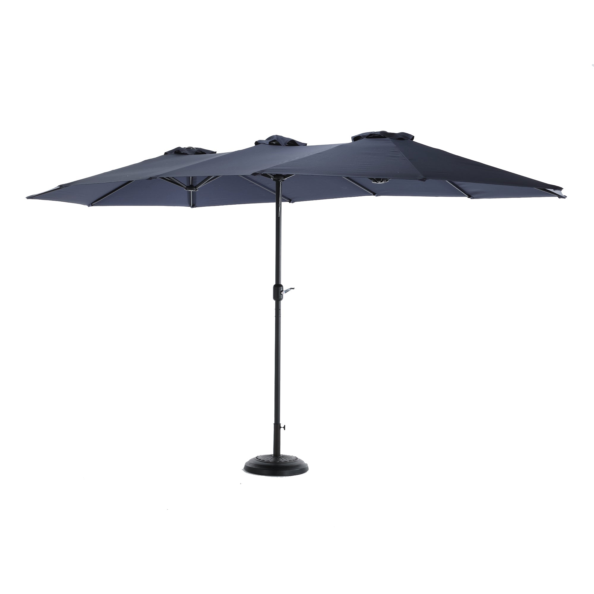 14.8 ft. Double Sided Patio Umbrella Rectangular Large with Crank BOHFPU01NB