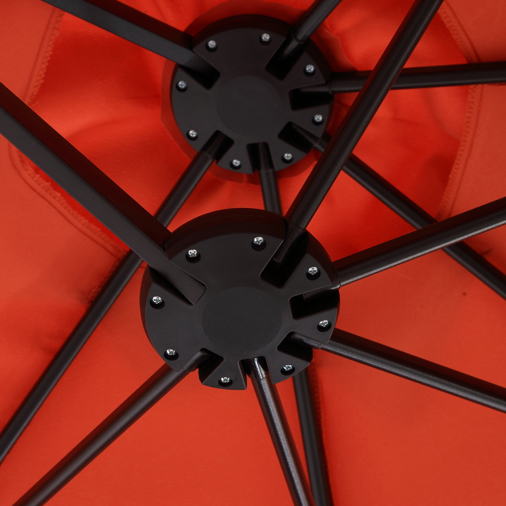 14.8 ft. Double Sided Patio Umbrella Rectangular Large with Crank BOHFPU01ORG