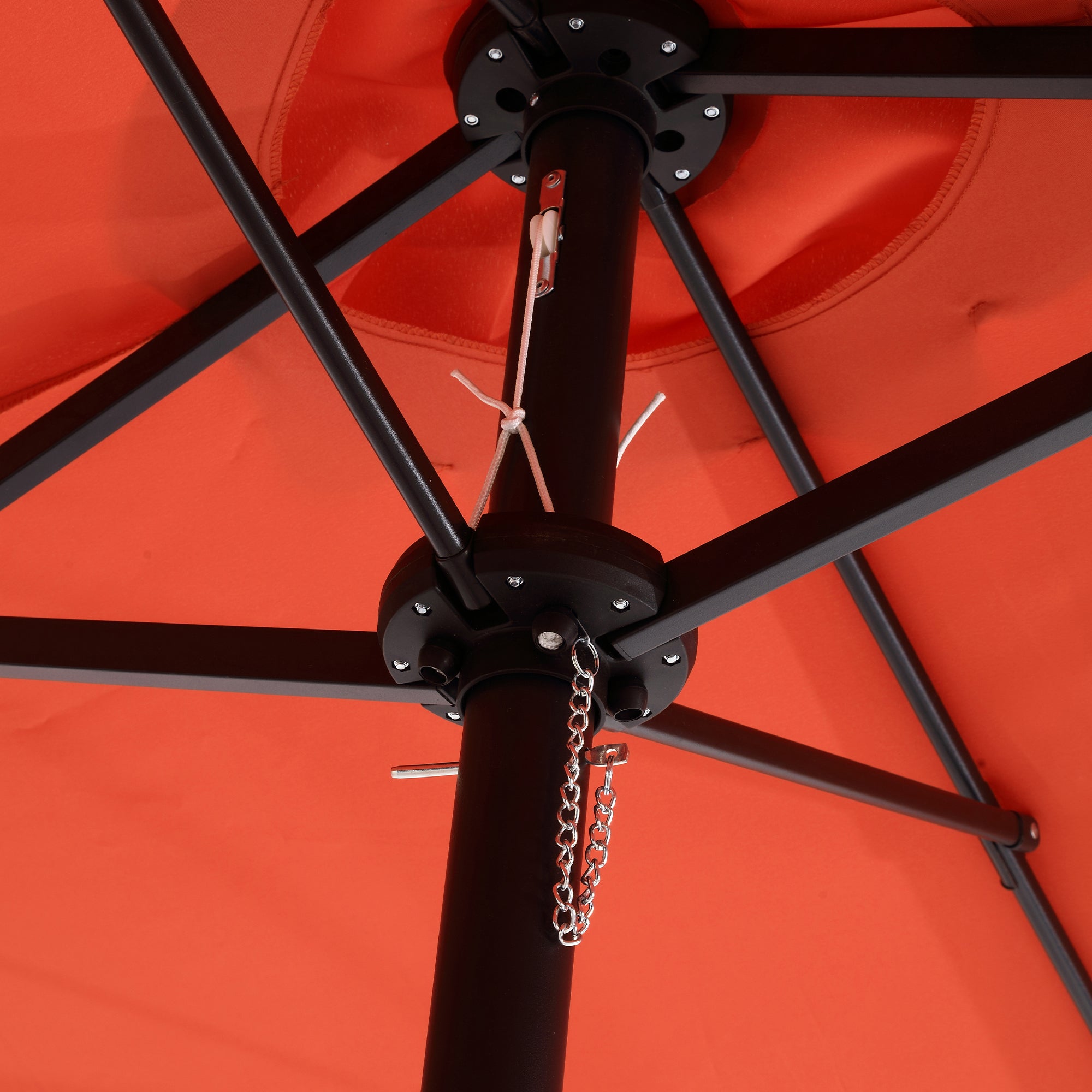 14.8 ft. Double Sided Patio Umbrella Rectangular Large with Crank BOHFPU01ORG