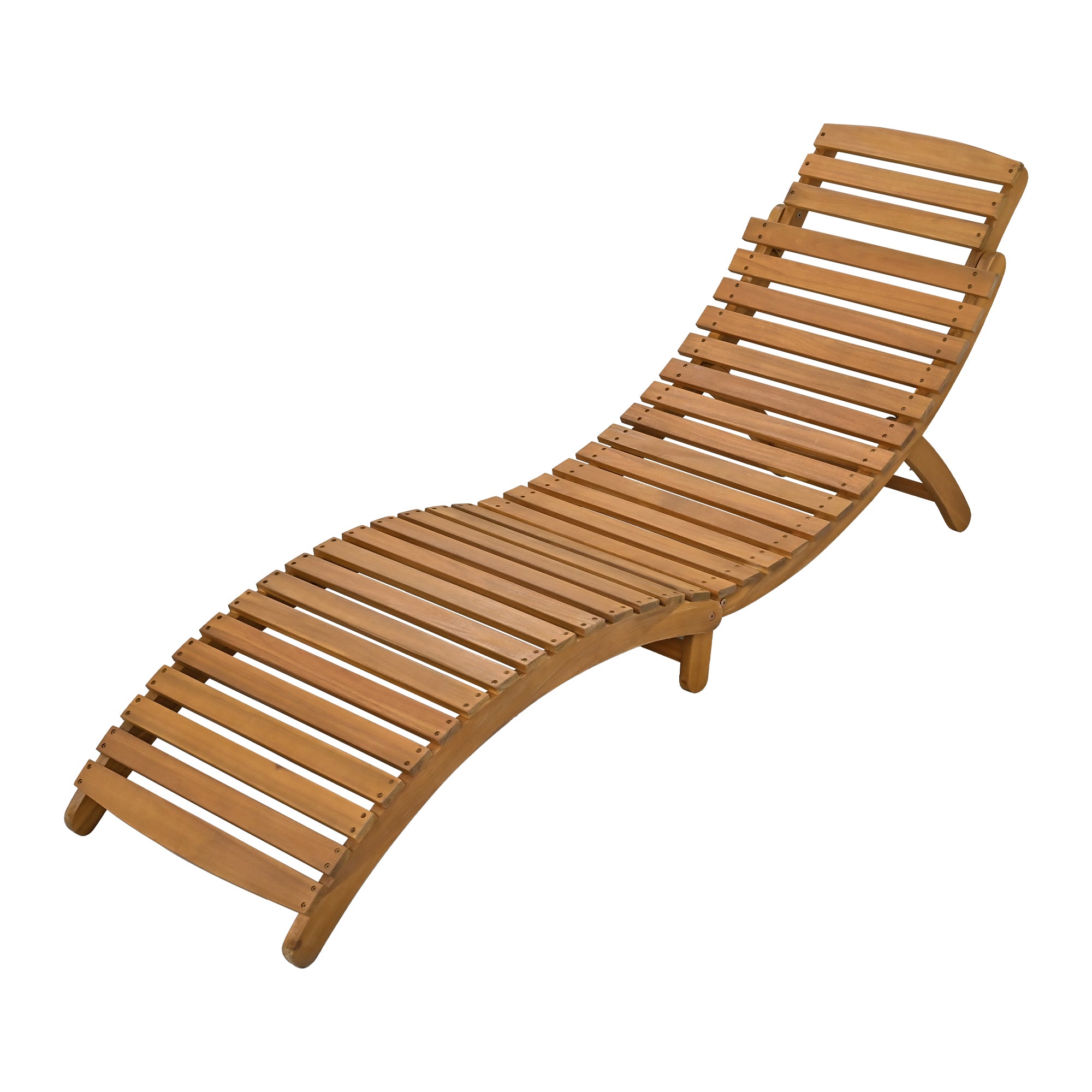 3 Pieces Outdoor Patio Chaise Lounge Set with Two Extended Chaises Lounge and Foldable Tea Table