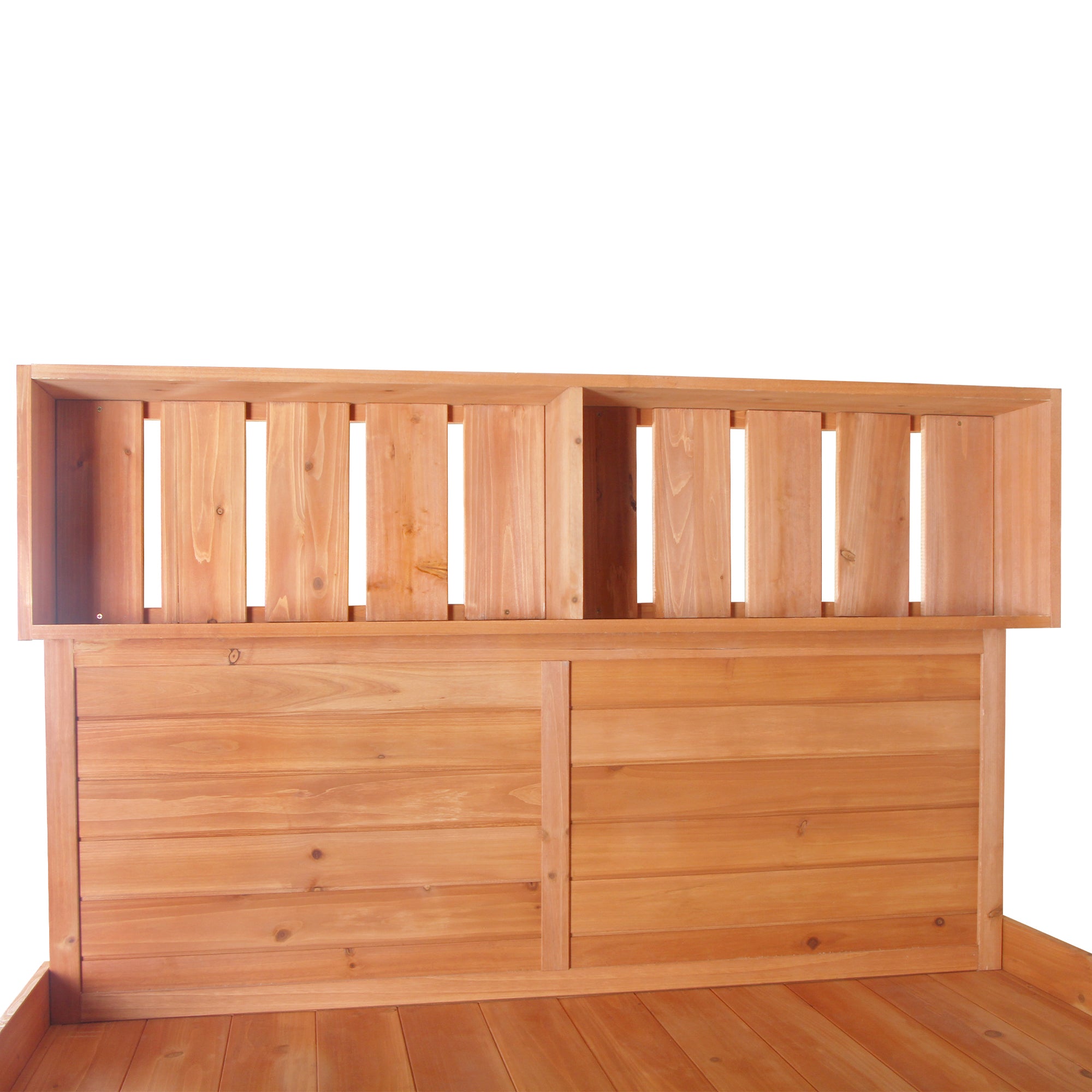 19.30 in. x 46.90 in. Outdoor Green Wooden Garden Potting Bench Table with 4 Storage Shelves and Side Hook