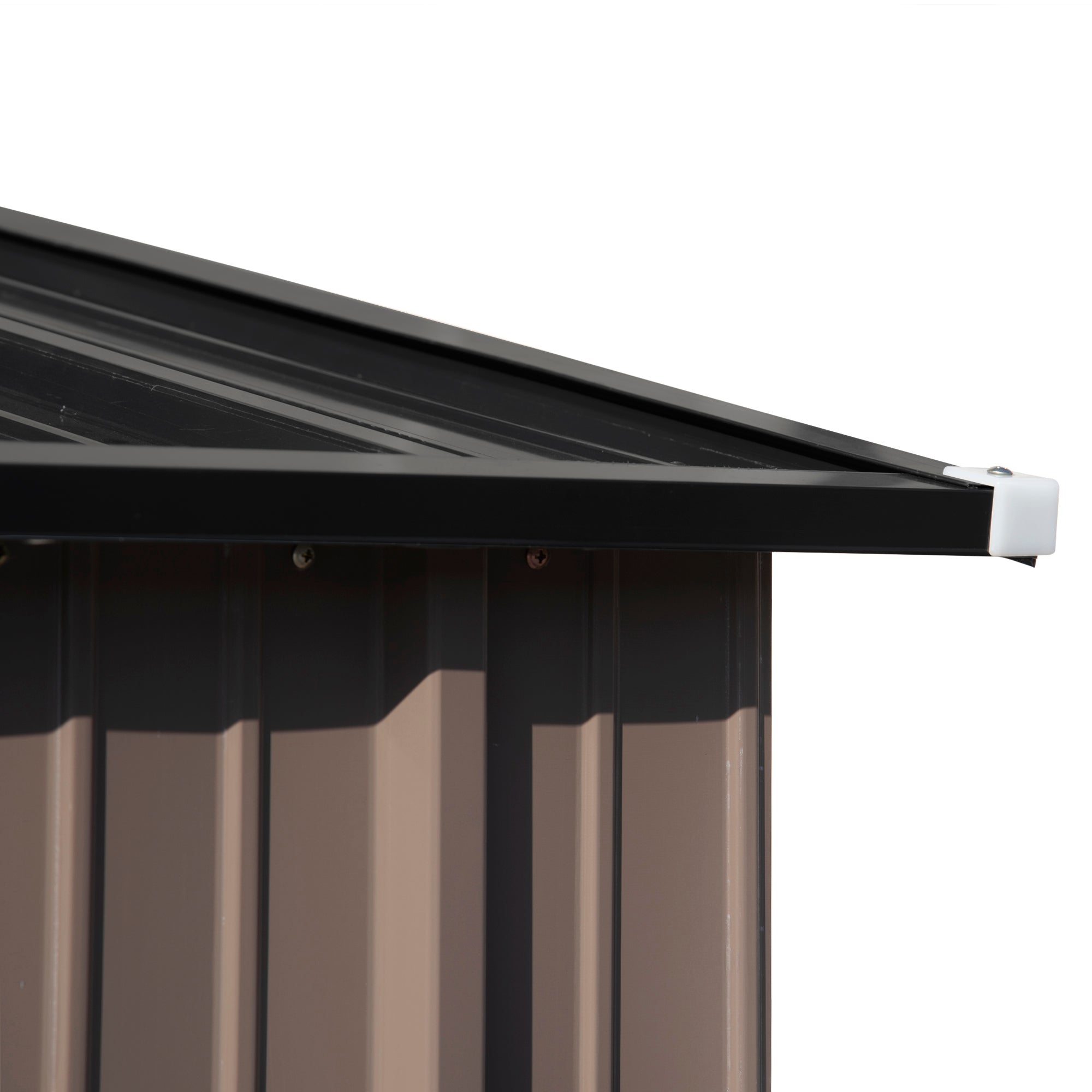 5 ft. W x 3 ft. L Metal Lean-to Storage Shed with Adjustable Shelf and Lockable Door