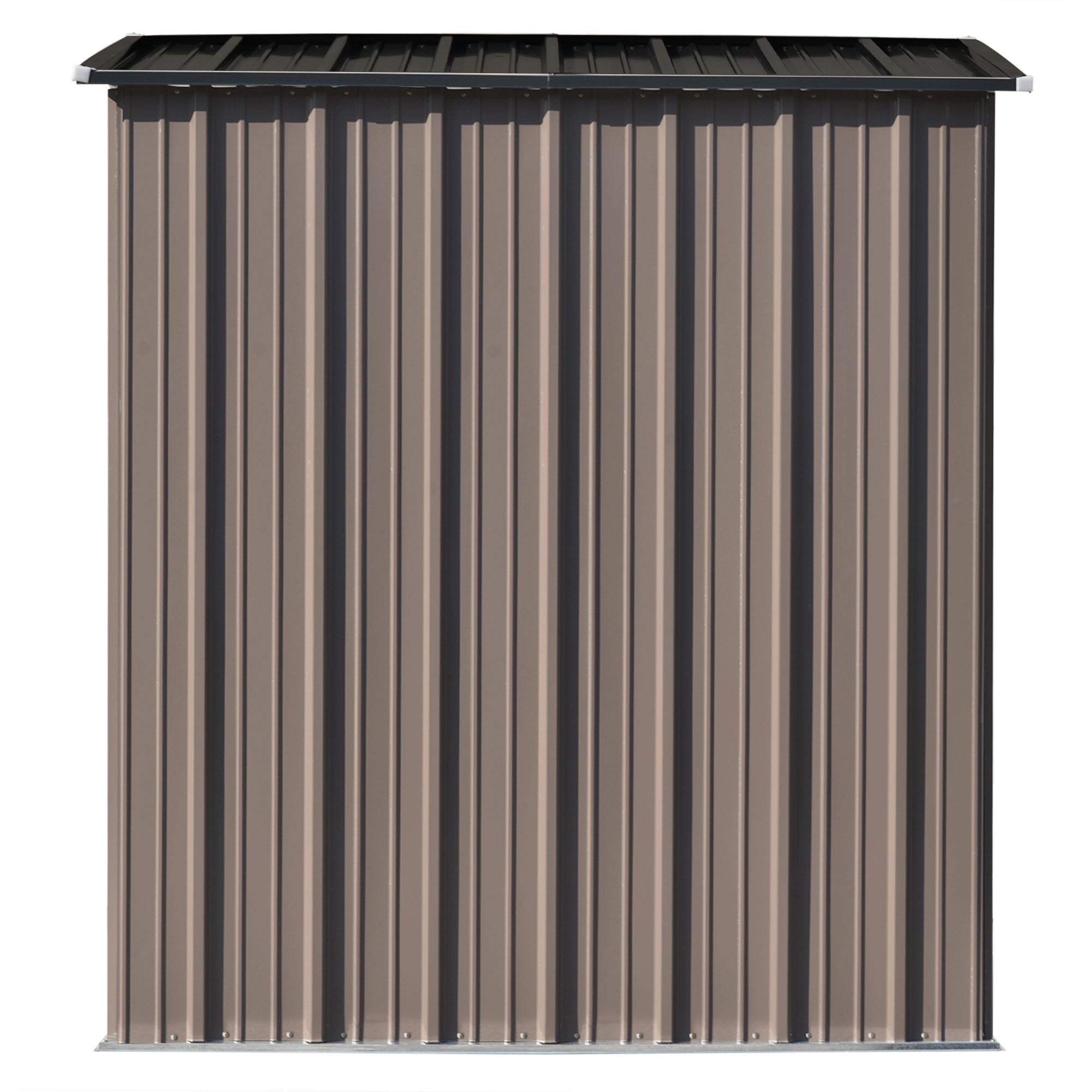 5 ft. W x 3 ft. L Metal Lean-to Storage Shed with Adjustable Shelf and Lockable Door