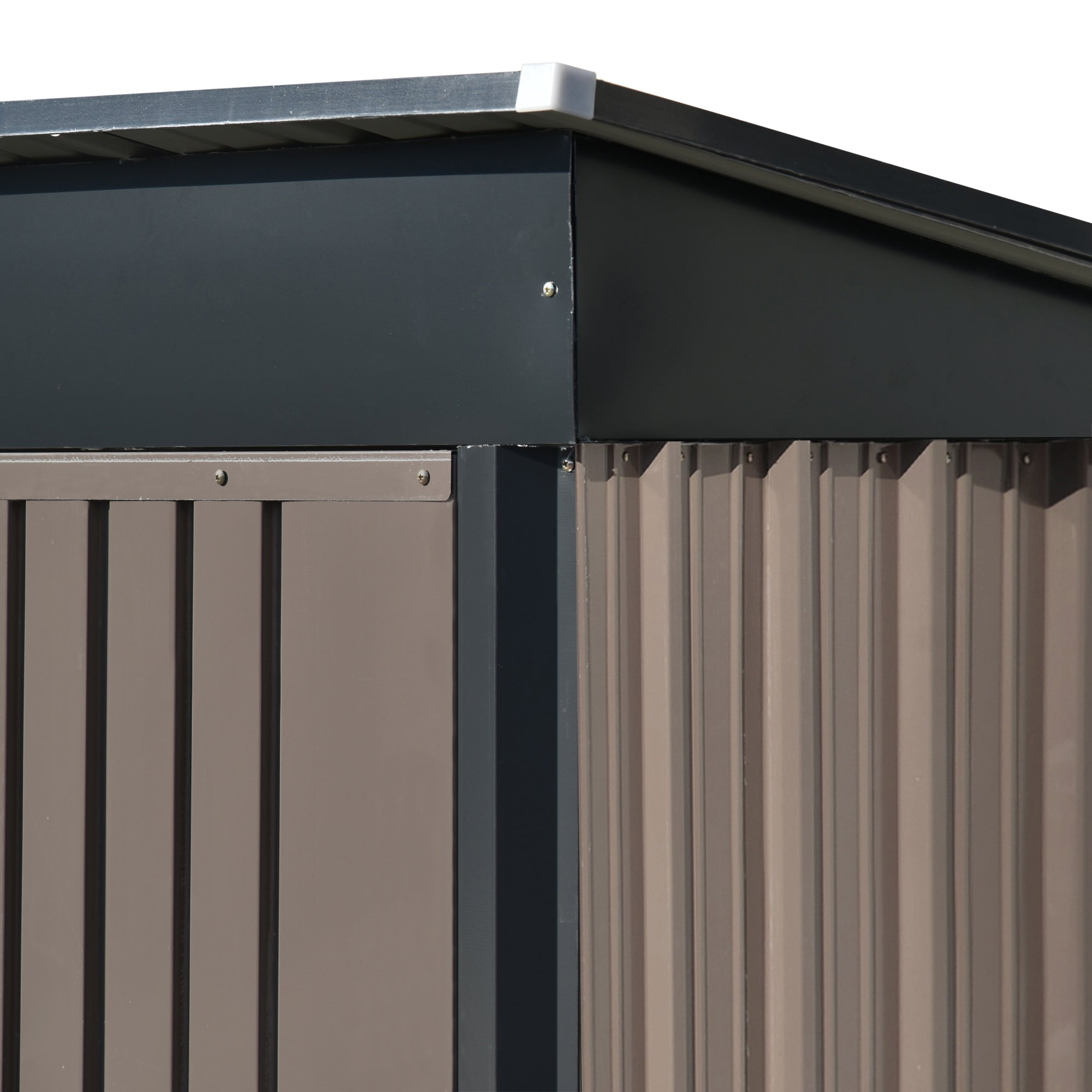 5 ft. W x 3 ft. L Metal Lean-to Storage Shed with Adjustable Shelf and Lockable Door