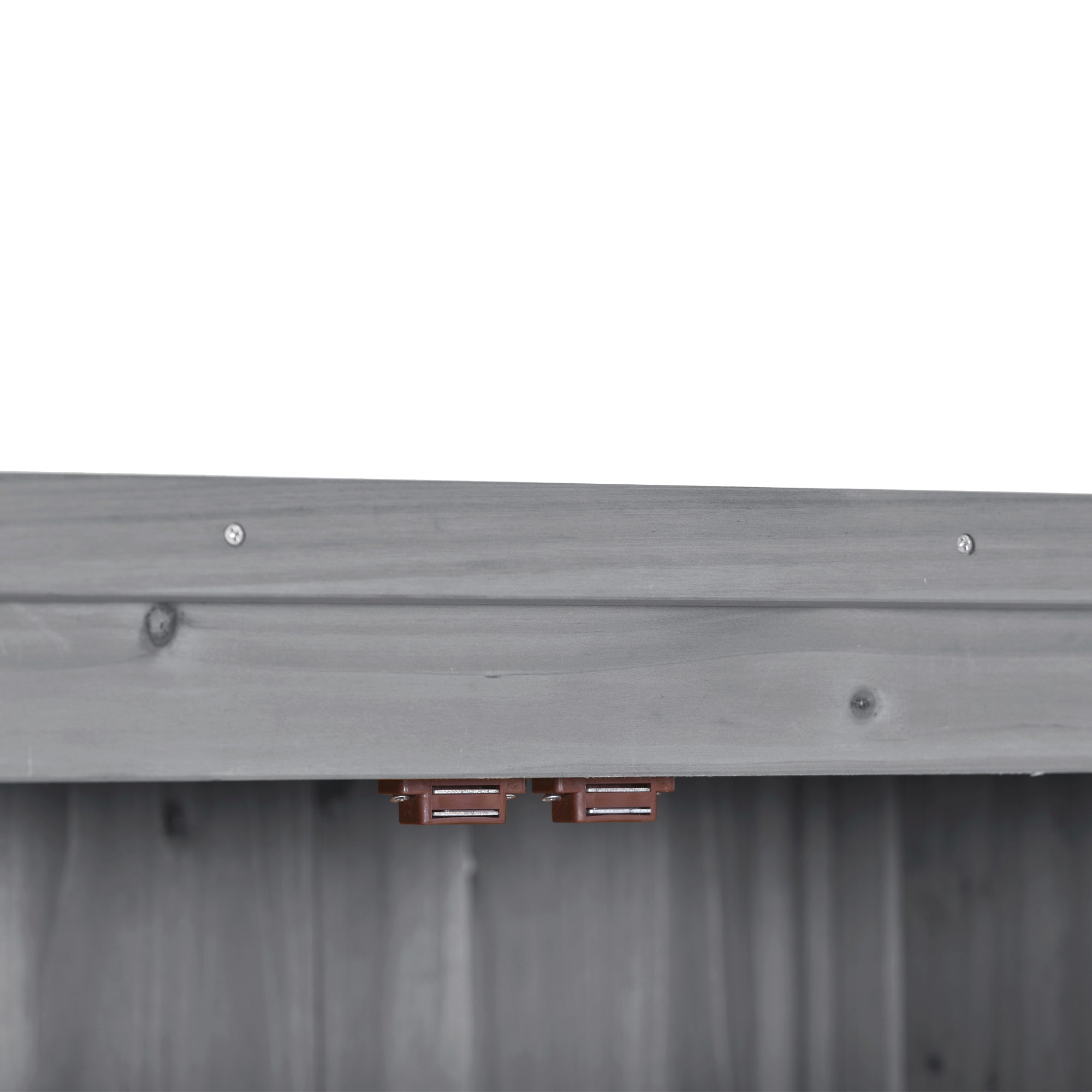 2.86 ft. W x 1.52 ft. D Wooden Storage Shed 4.35 sq. ft. in Natural with Lockable Double Door