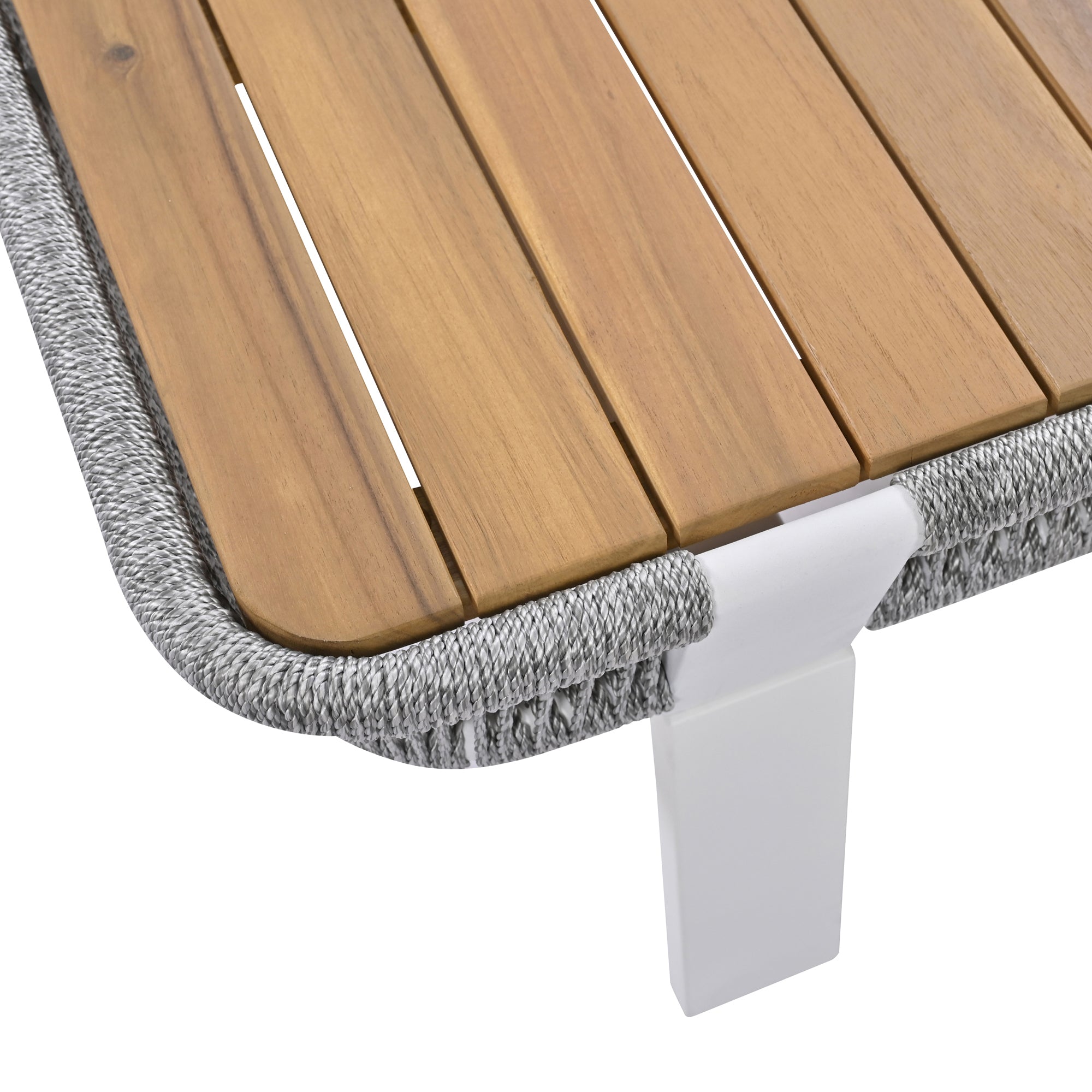 4-Piece Outdoor Patio Conversation Set with Coffee Table and Cushions