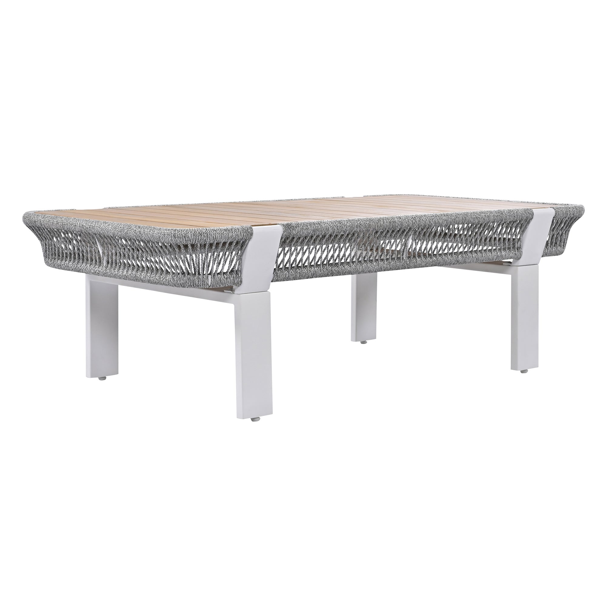 4-Piece Outdoor Patio Conversation Set with Coffee Table and Cushions