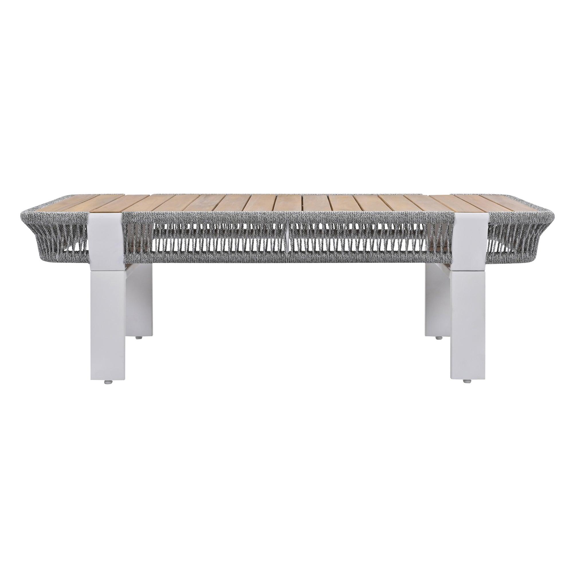4-Piece Outdoor Patio Conversation Set with Coffee Table and Cushions