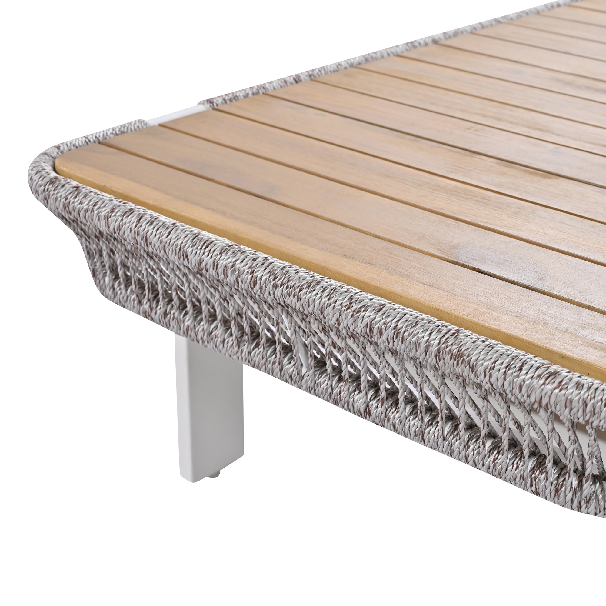 4-Piece Outdoor Patio Conversation Set with Coffee Table and Cushions