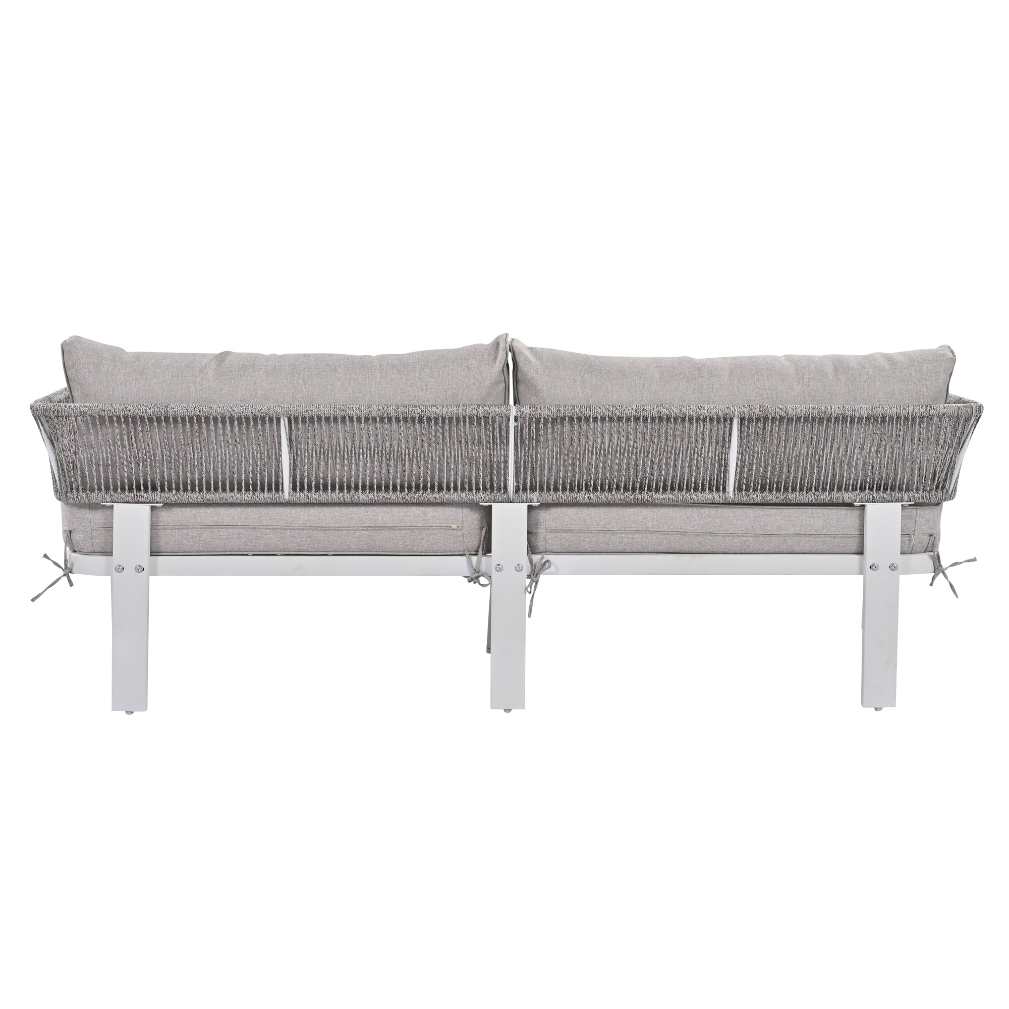 4-Piece Outdoor Patio Conversation Set with Coffee Table and Cushions