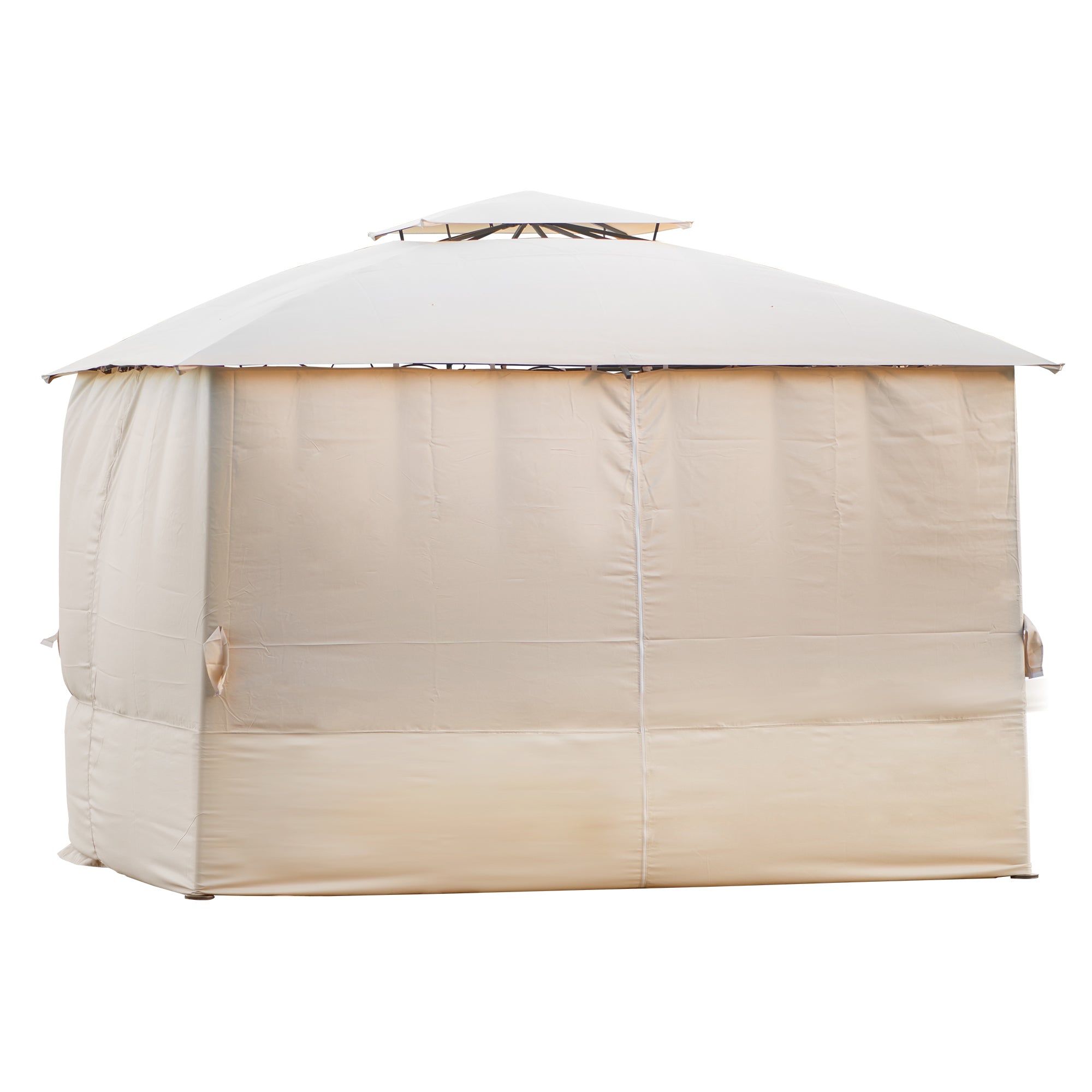 Quality Double Tiered Grill Canopy Gazebo Tent with UV Protection BOUSCG04-11BEG