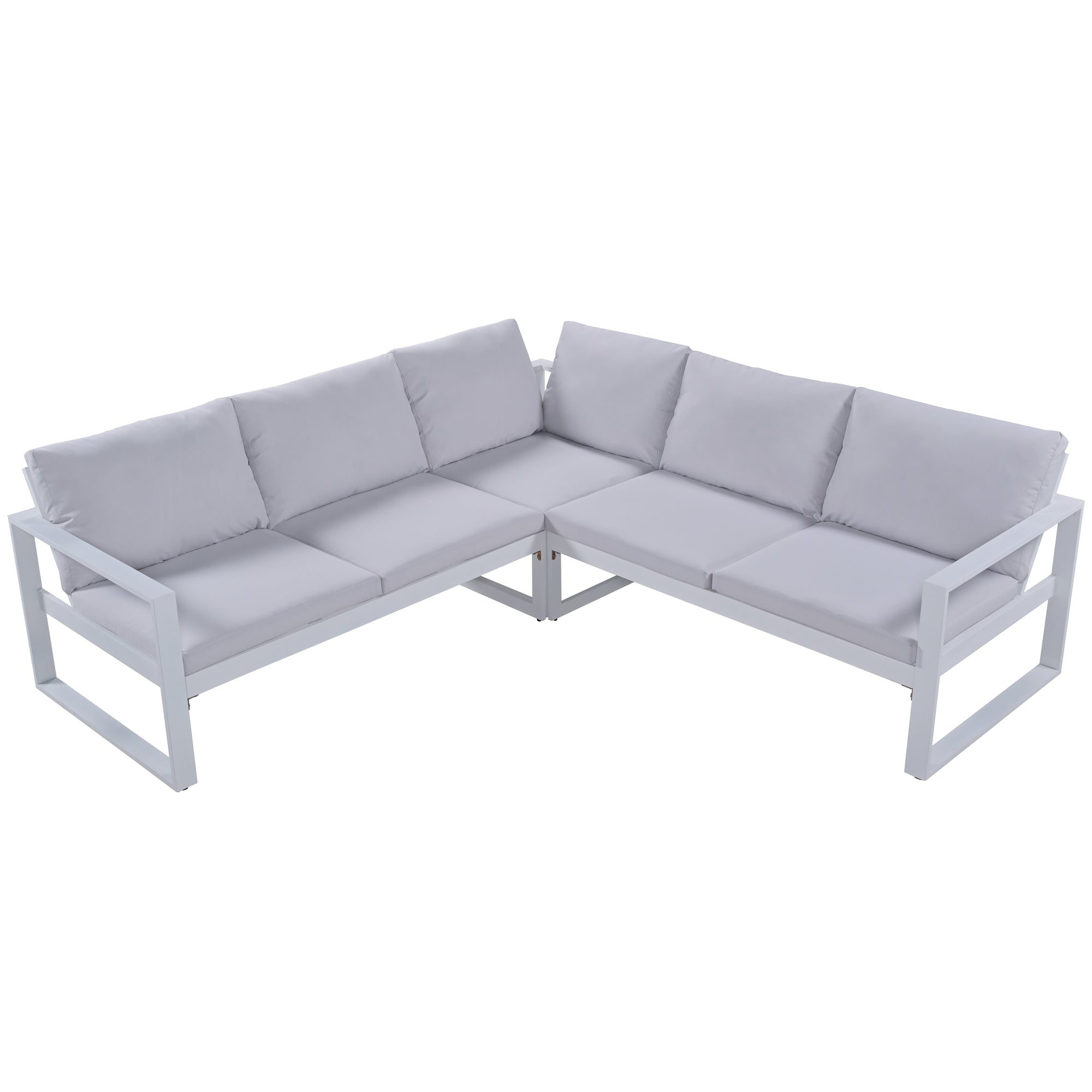 5-Piece Industrial Style Outdoor Sofa Combination Set BOUSPS19-W