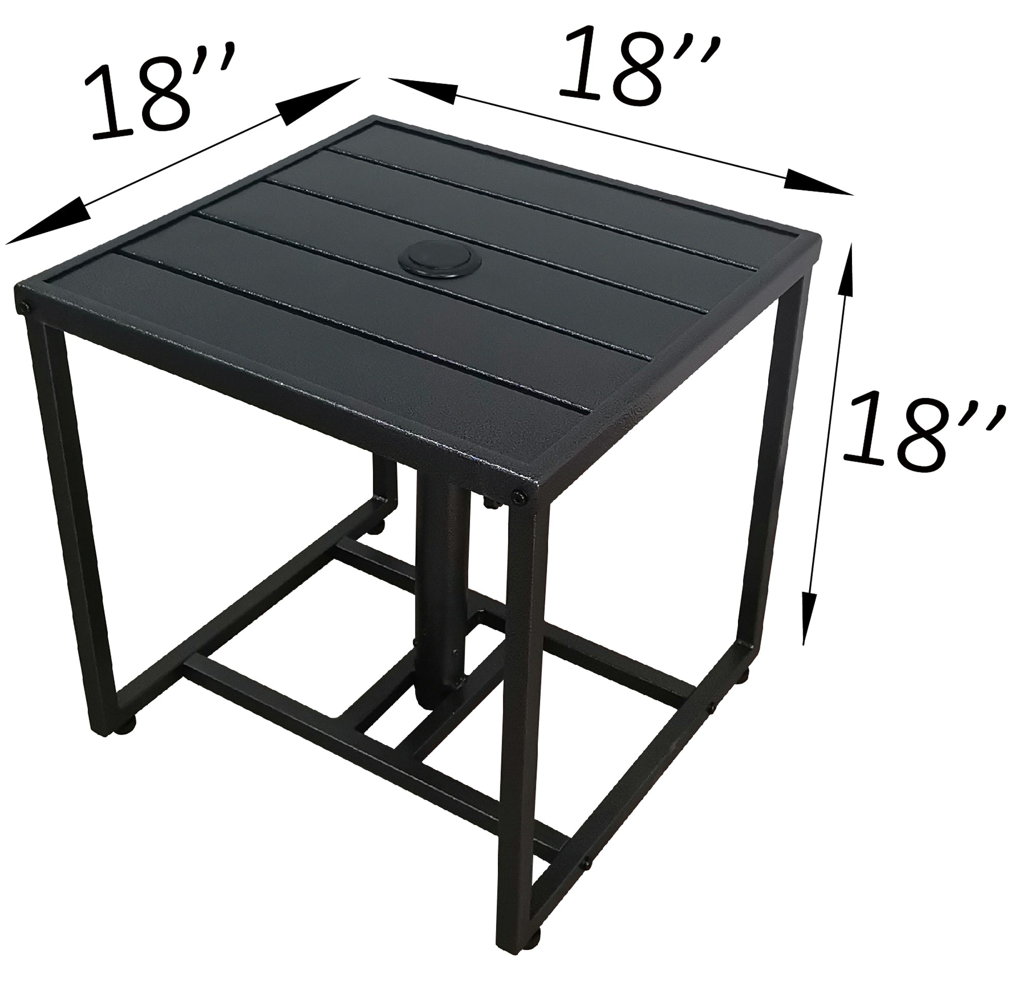 5-Piece Steel Frame Outdoor Patio Conversation Set with Cushion