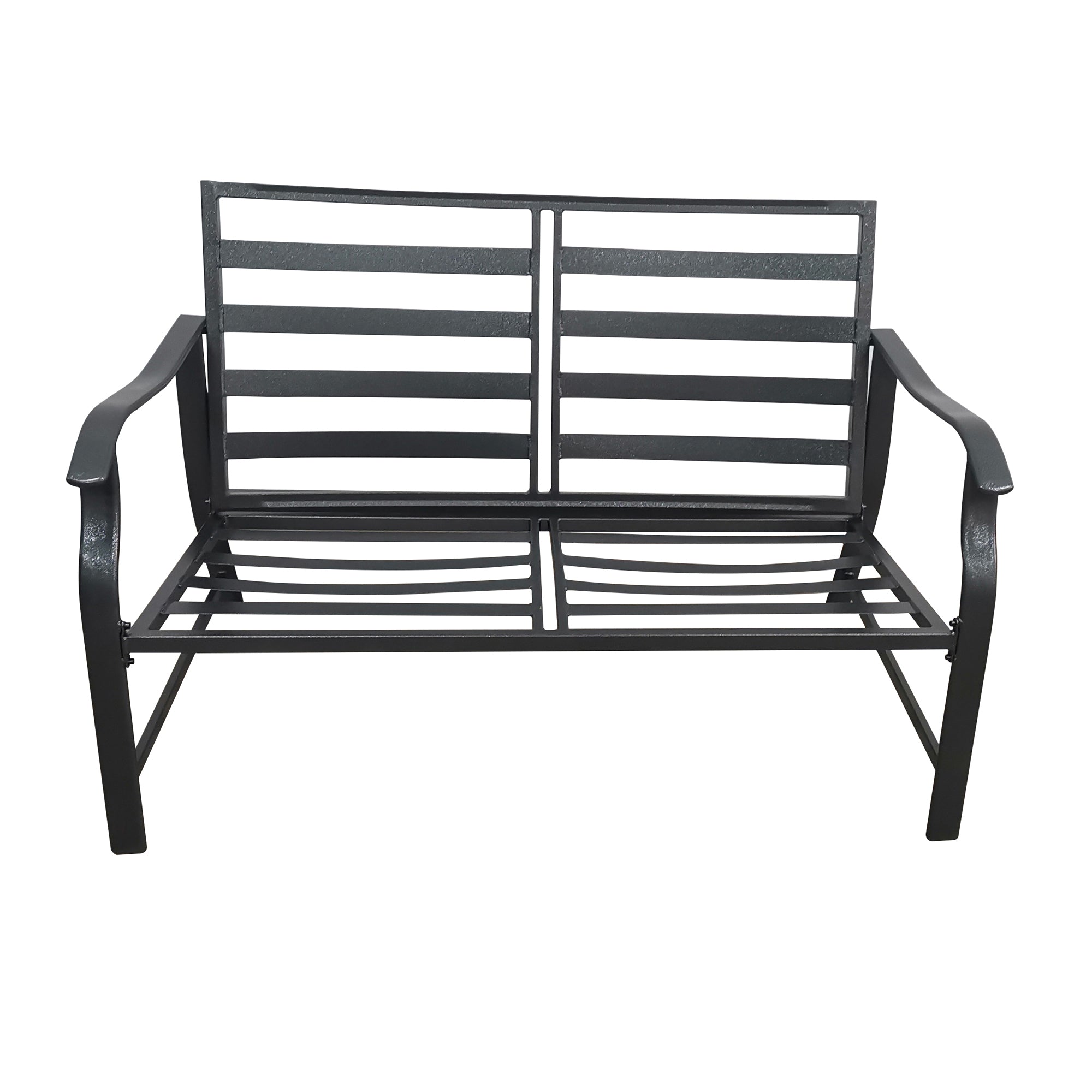 5-Piece Steel Frame Outdoor Patio Conversation Set with Cushion