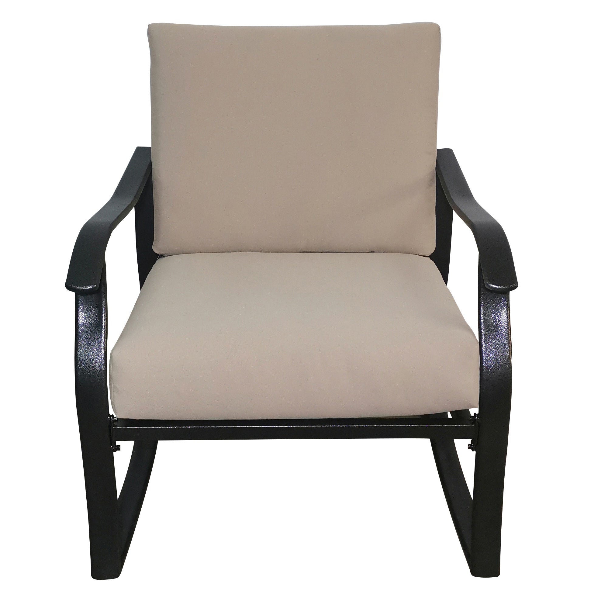 5-Piece Steel Frame Outdoor Patio Conversation Set with Cushion