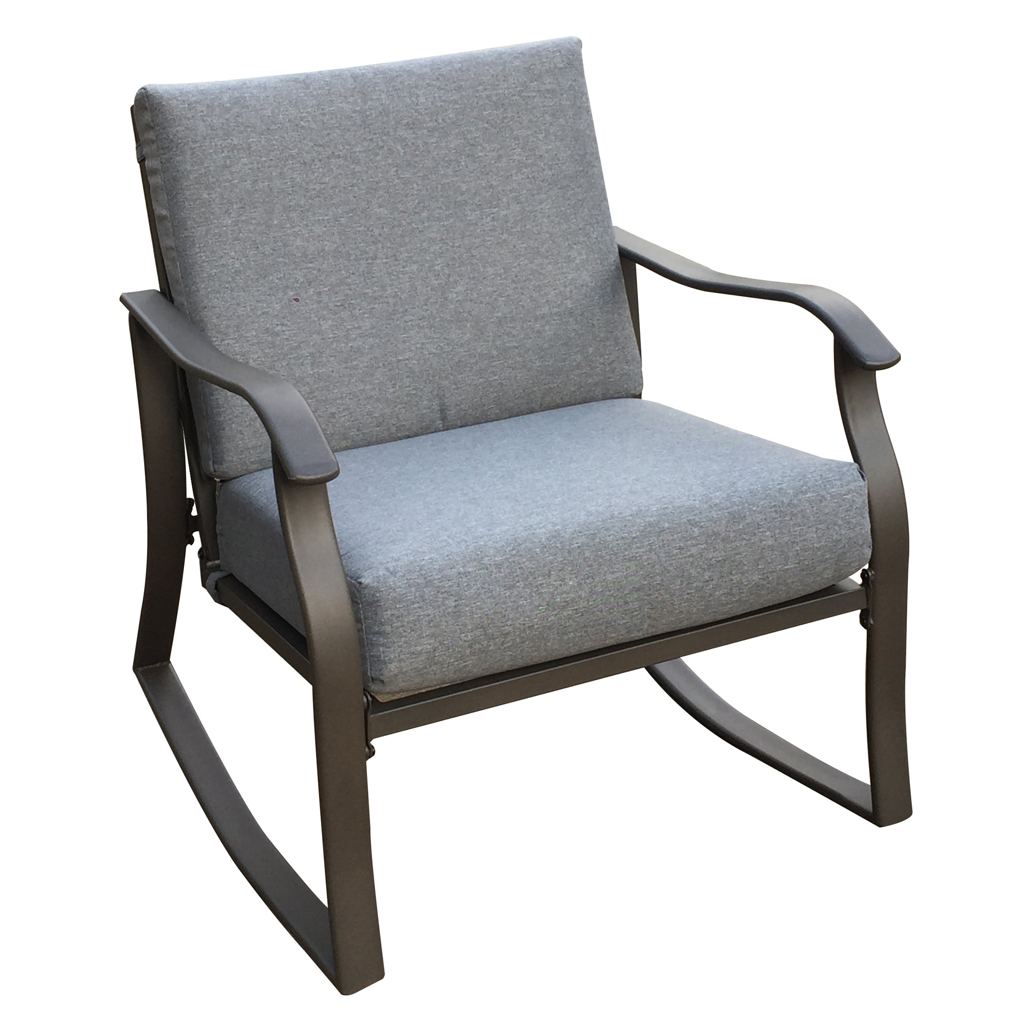 5-Piece Steel Frame Outdoor Patio Conversation Set with Cushion