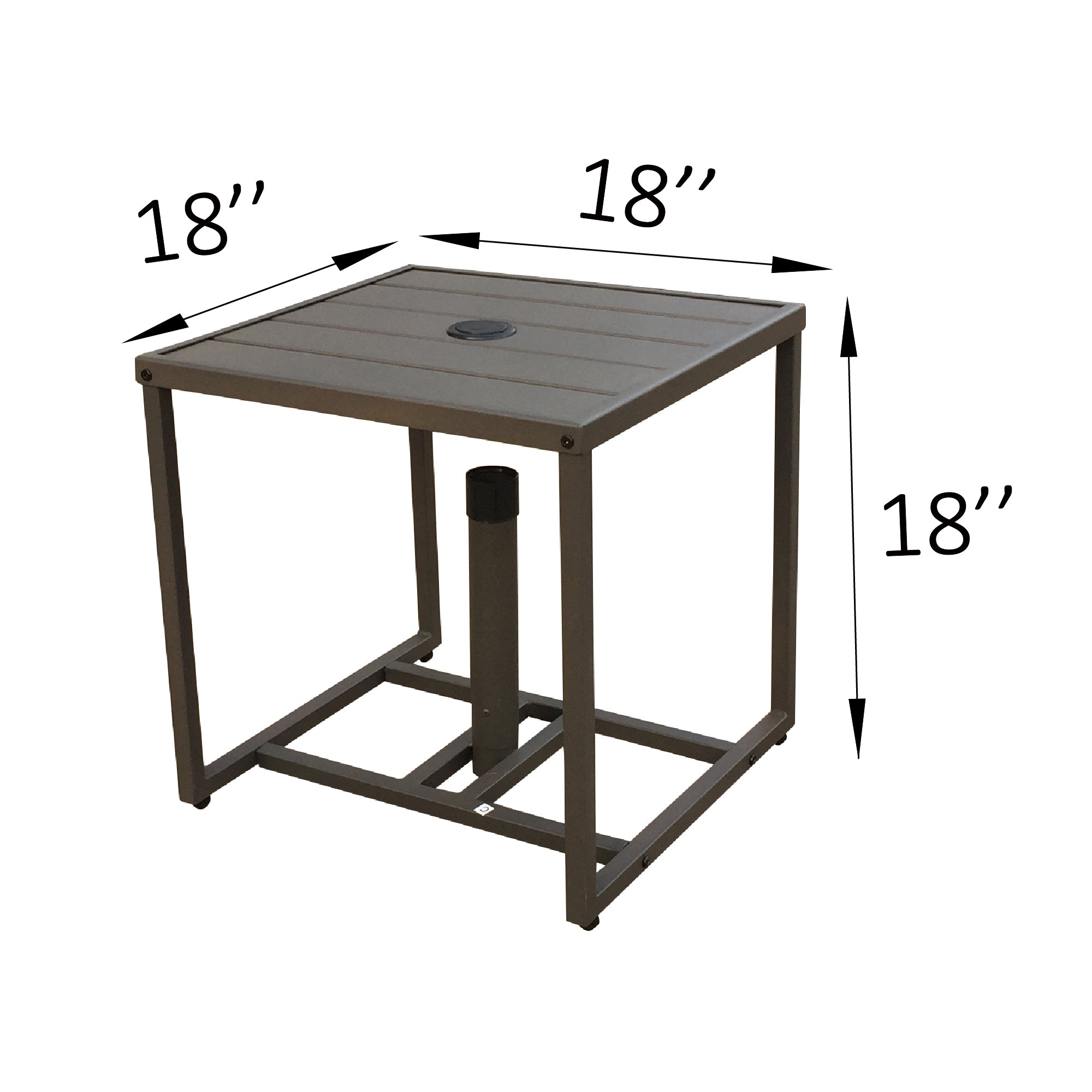 5-Piece Steel Frame Outdoor Patio Conversation Set with Cushion