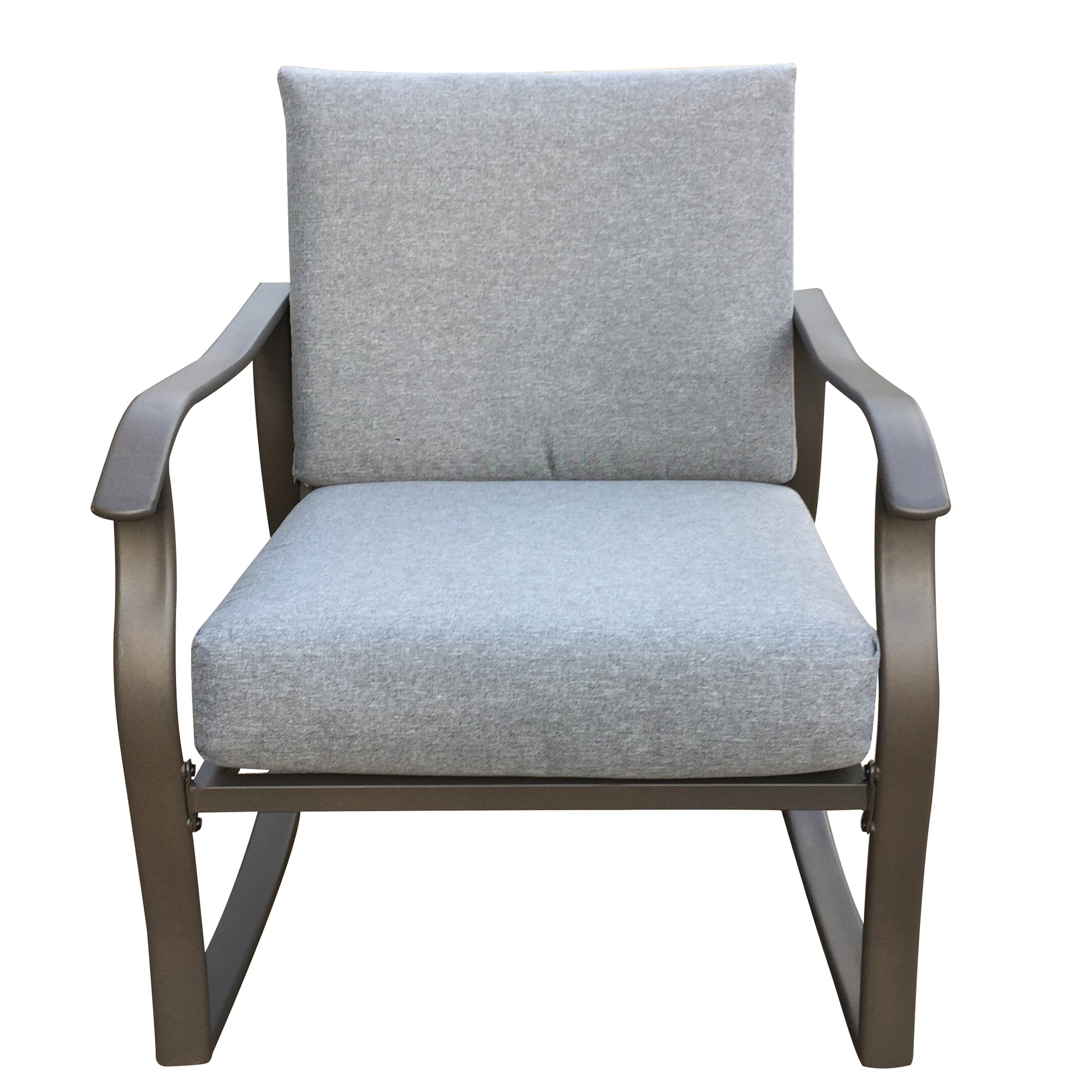 5-Piece Steel Frame Outdoor Patio Conversation Set with Cushion